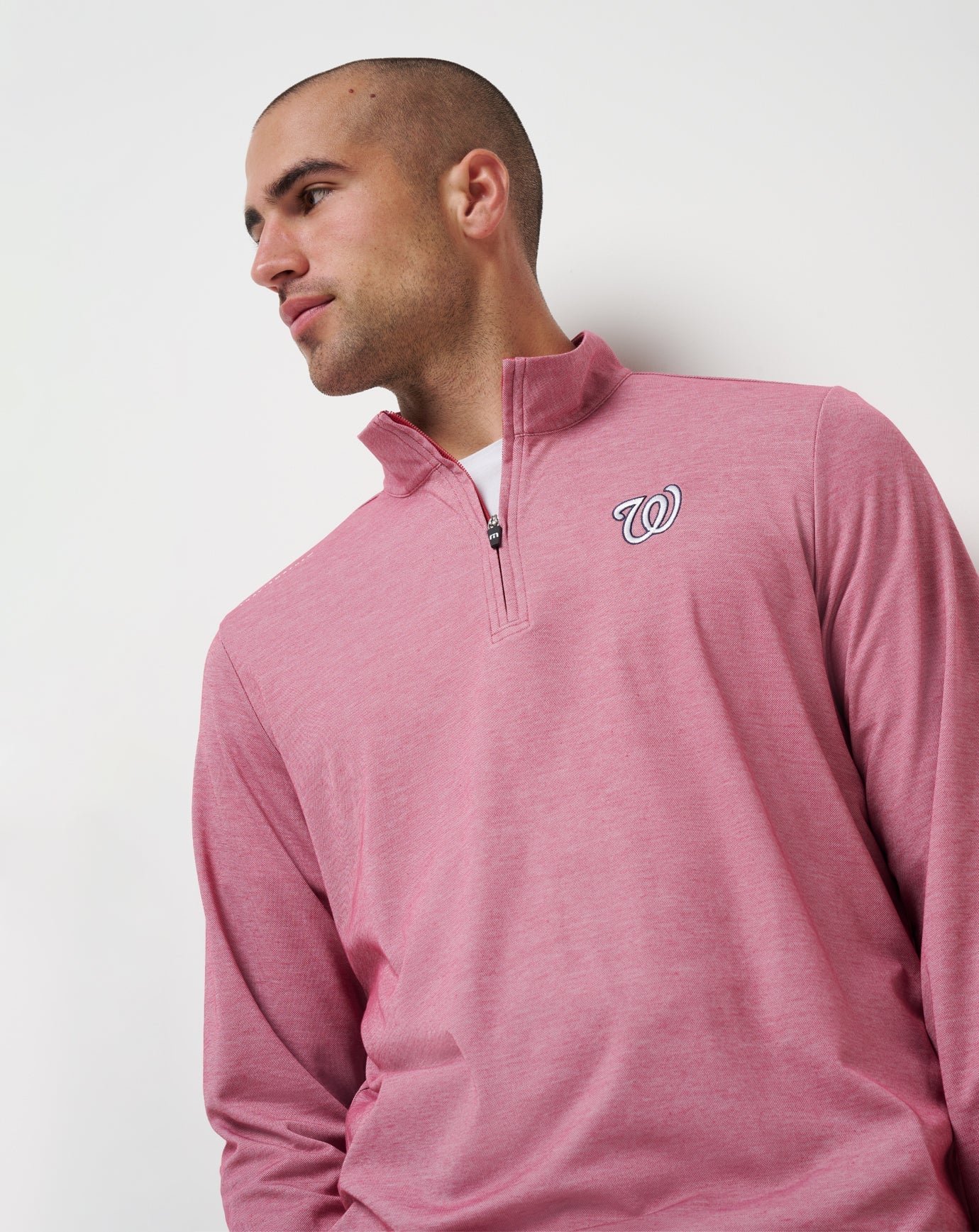 Travis Mathew Hot sale | Washington Nationals Time To Tailgate Quarter Zip