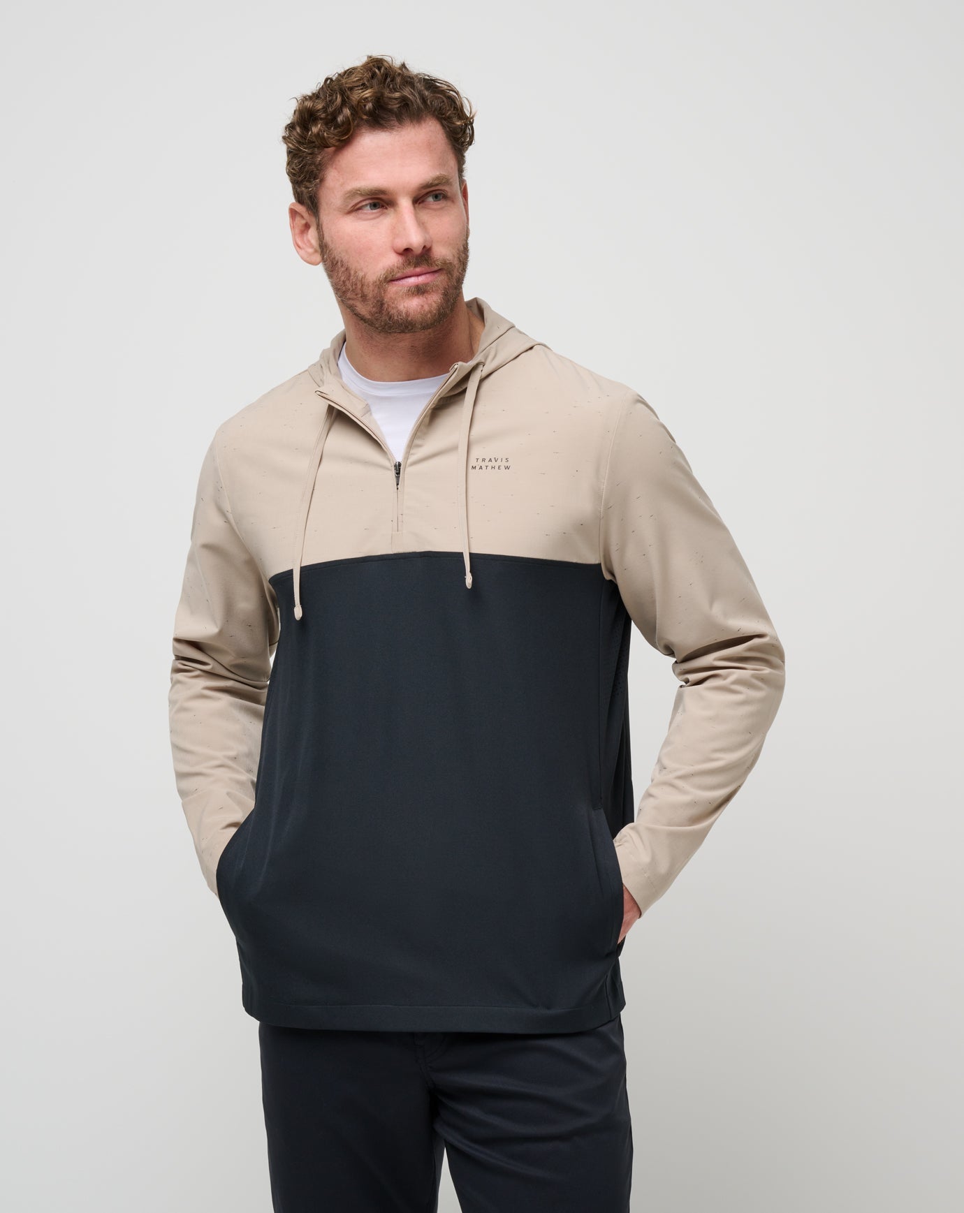 Travis Mathew Sale | Rocky Shore Quarter Zip Hoodie