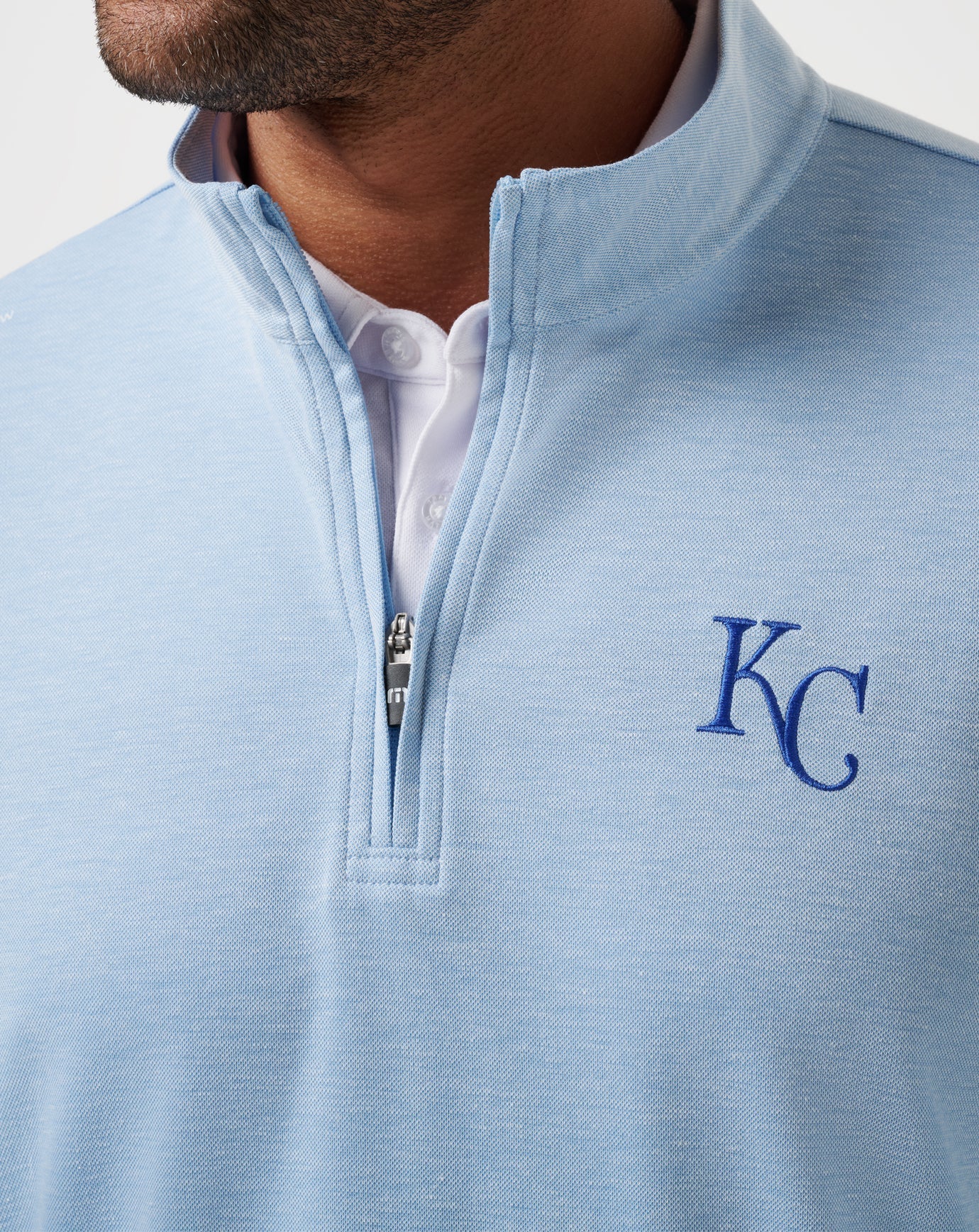 Travis Mathew New | Kansas City Roayals Time To Tailgate Quarter Zip