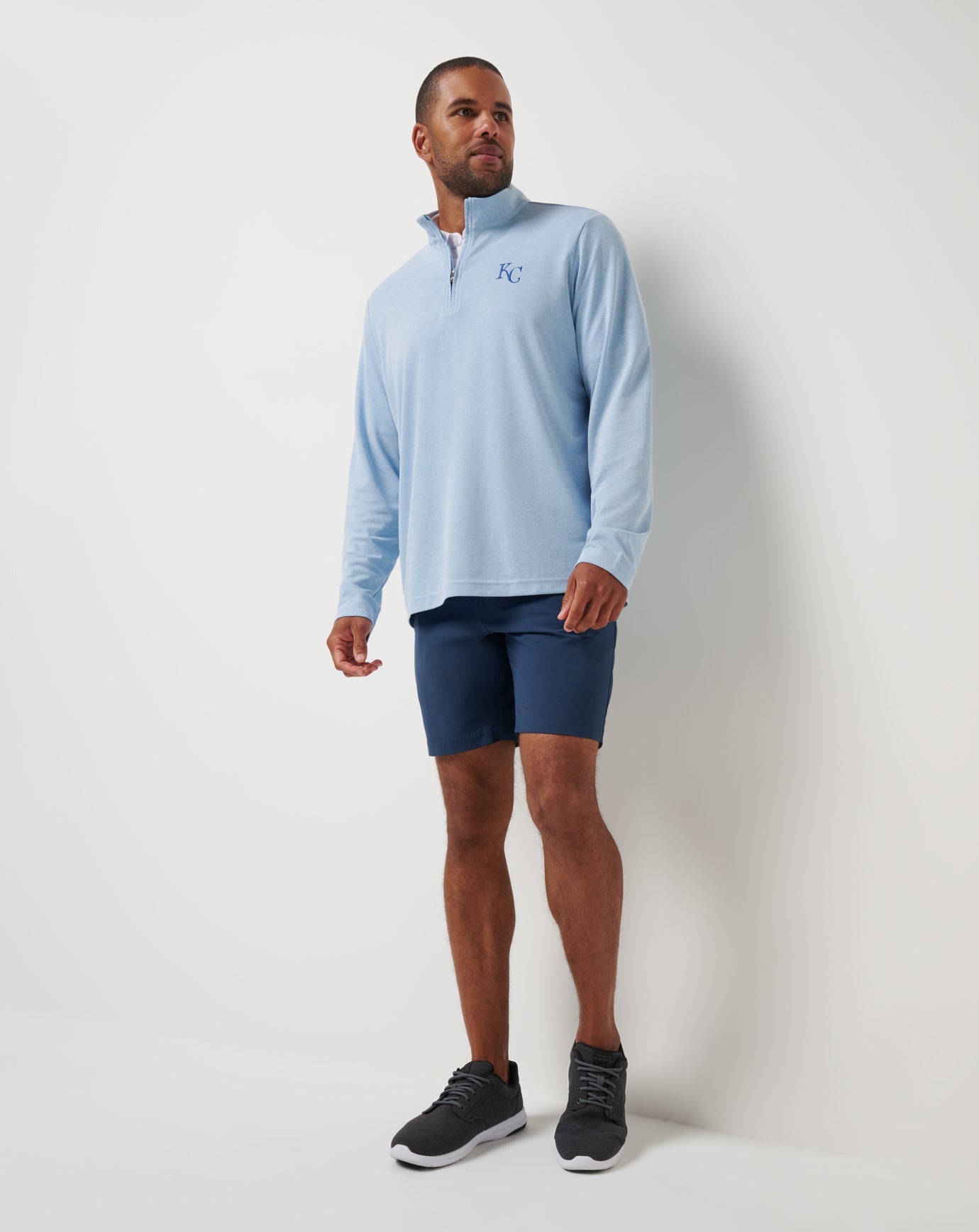 Travis Mathew New | Kansas City Roayals Time To Tailgate Quarter Zip