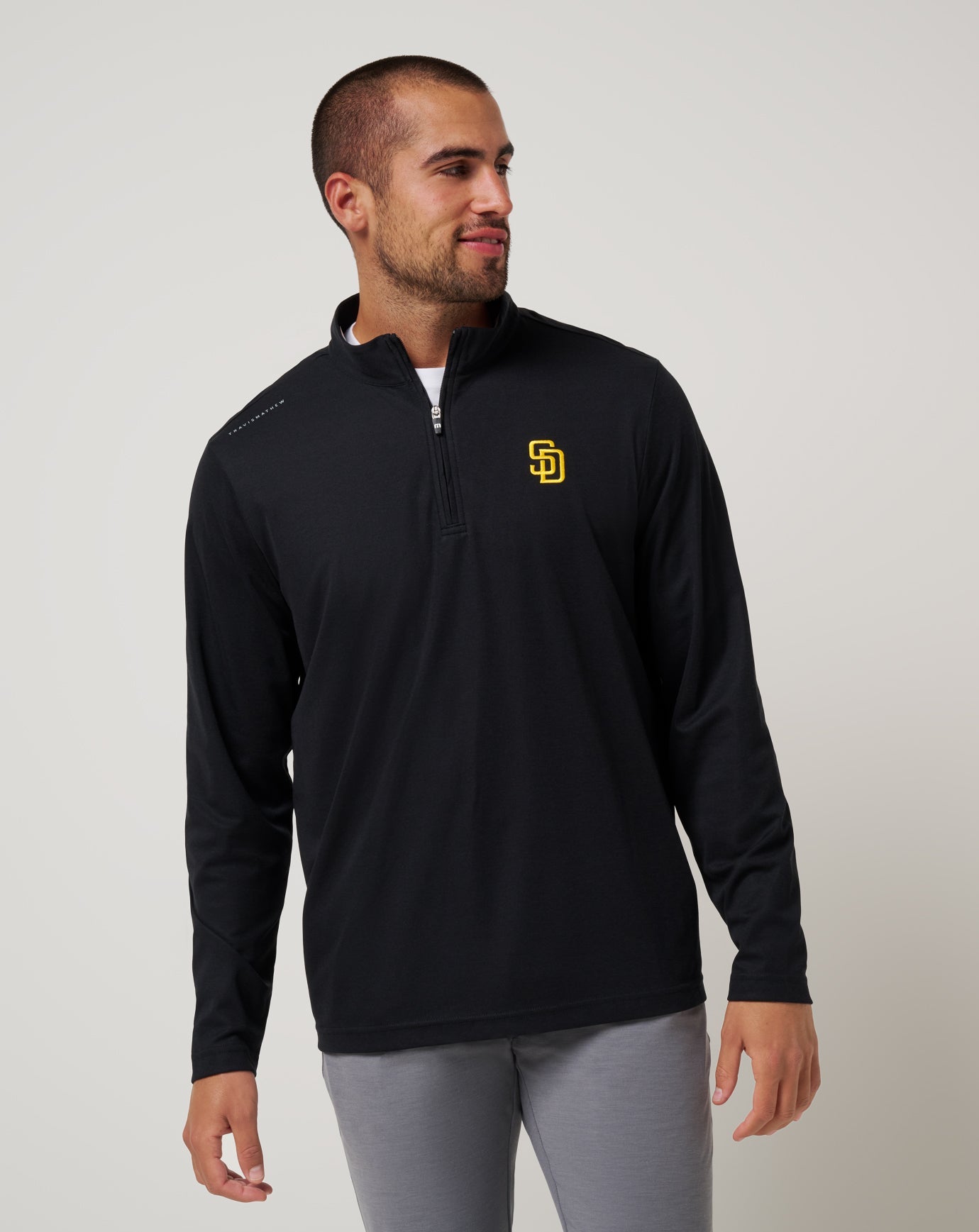 Travis Mathew Hot sale | San Diego Padres Time To Tailgate Quarter Zip