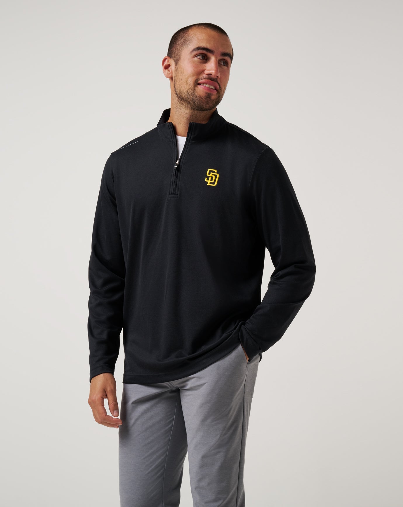 Travis Mathew Hot sale | San Diego Padres Time To Tailgate Quarter Zip