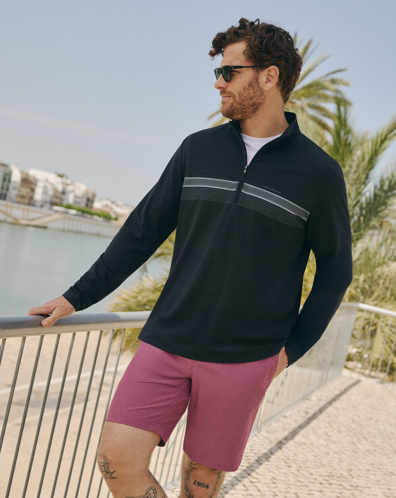 Travis Mathew Online | Nautical Adventure Quarter Zip