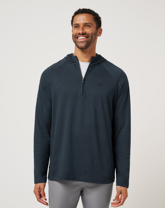 Travis Mathew Sale | Country Hopping Hooded Quarter Zip