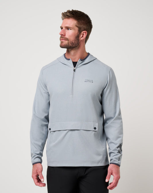 Travis Mathew On Sale | Out Of Pocket Hooded Quarter Zip