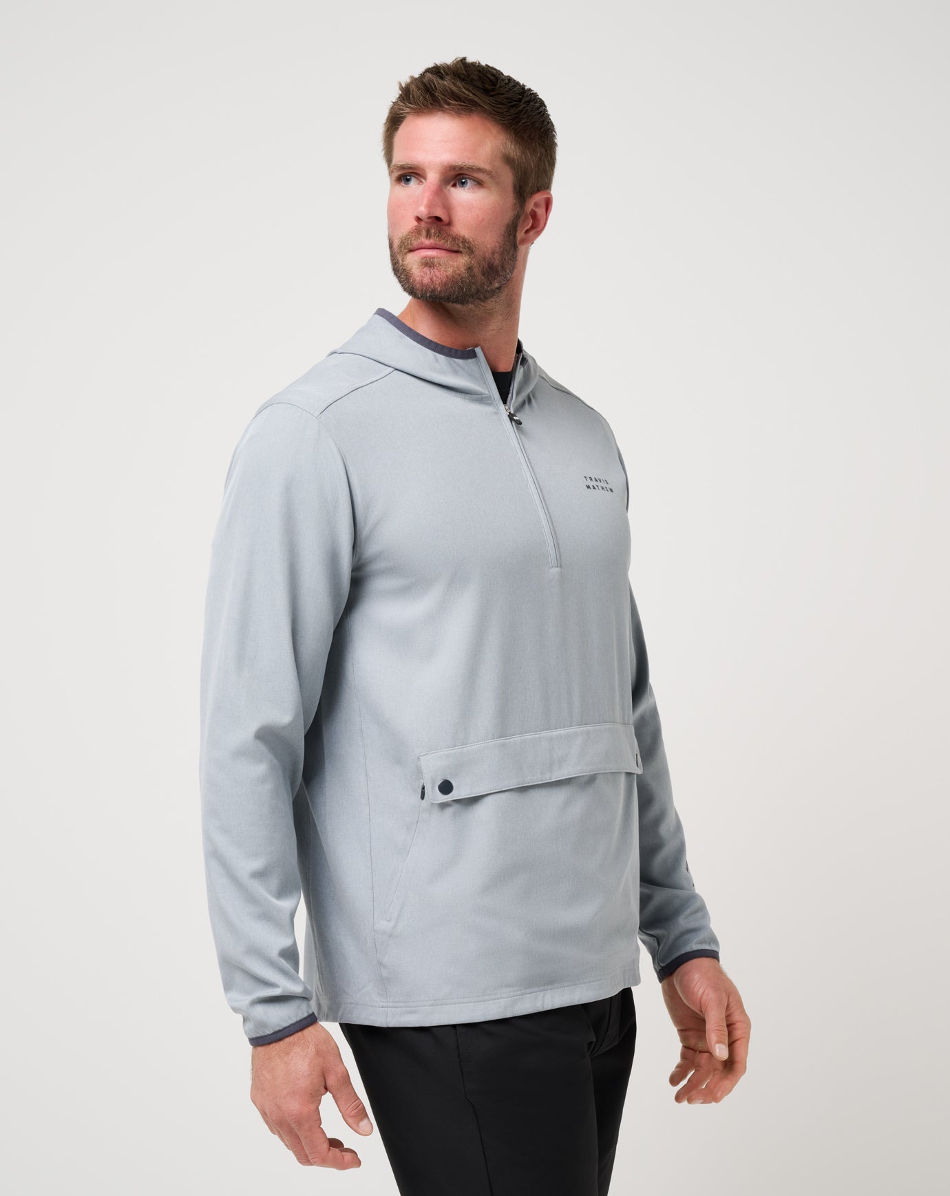 Travis Mathew On Sale | Out Of Pocket Hooded Quarter Zip