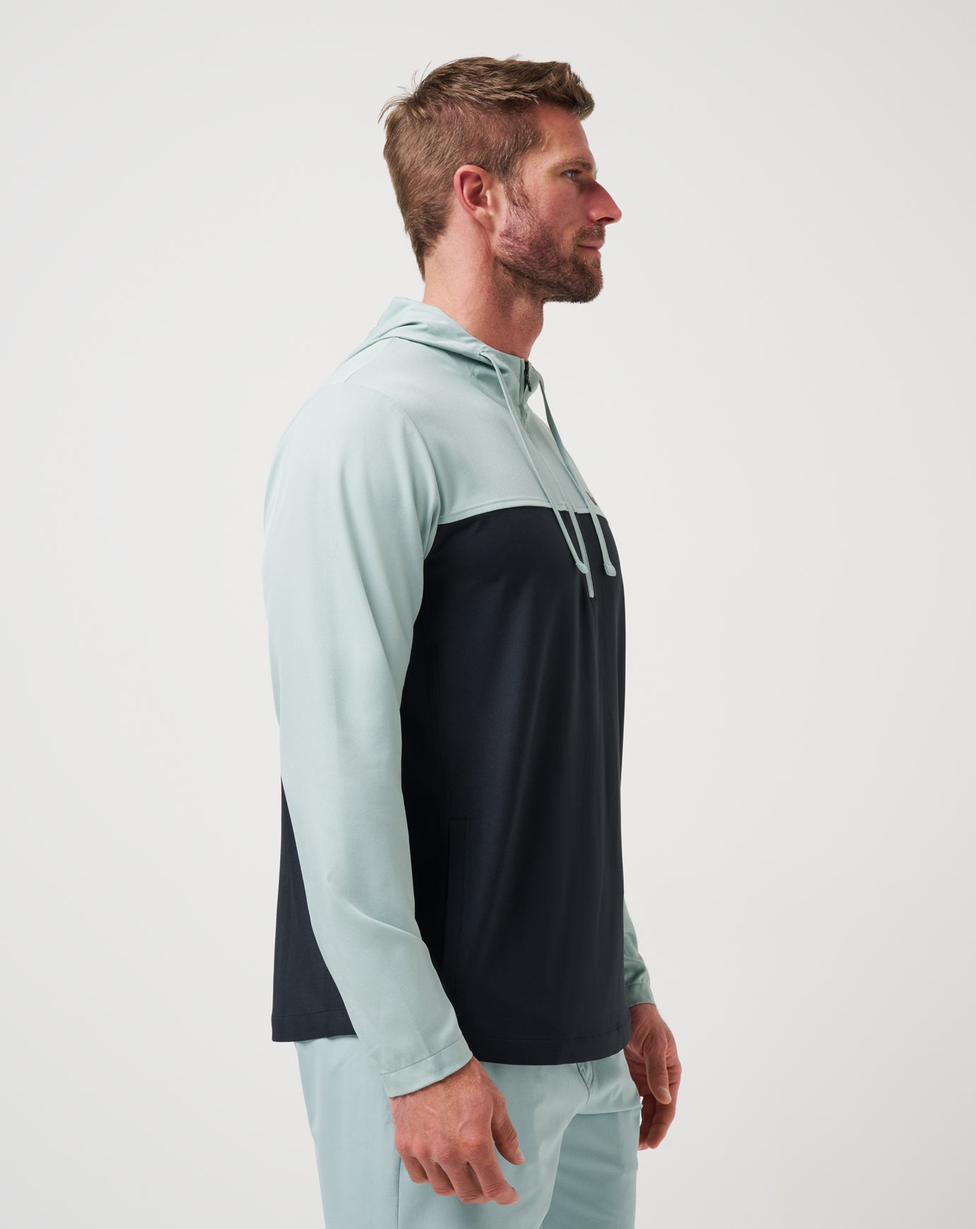 Travis Mathew | Coin Toss Quarter Zip Hoodie