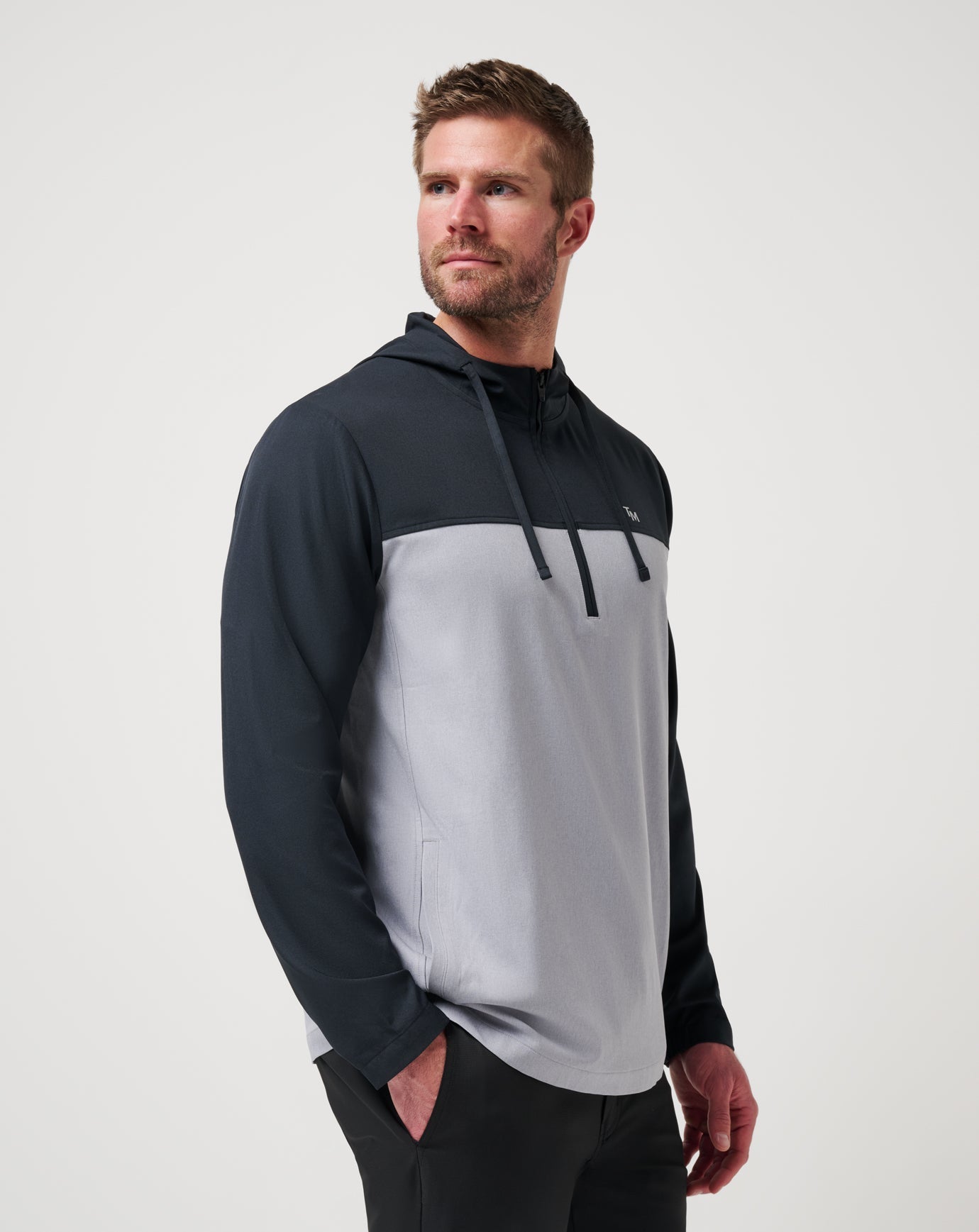 Travis Mathew Discount | Coin Toss Quarter Zip Hoodie
