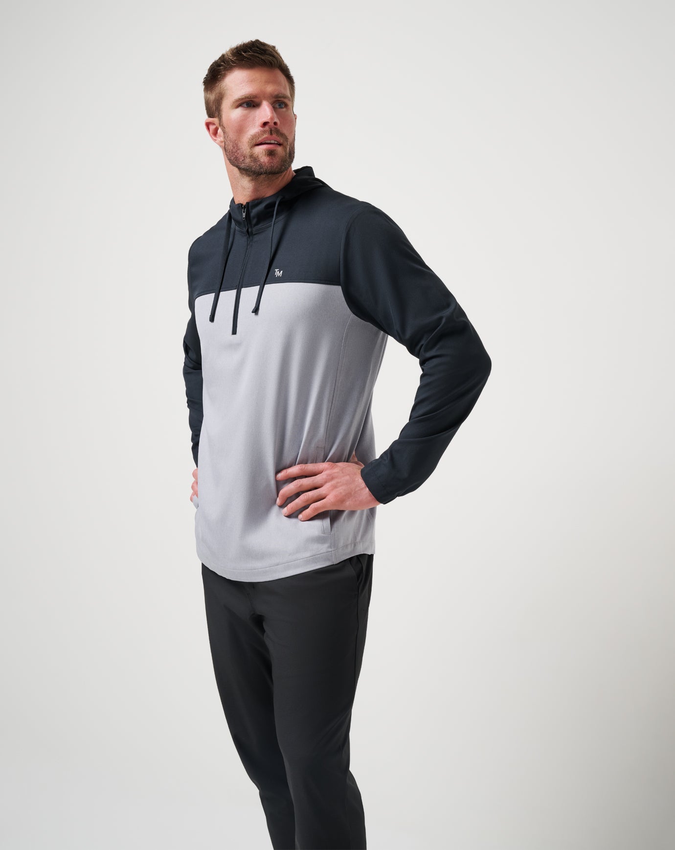 Travis Mathew Discount | Coin Toss Quarter Zip Hoodie