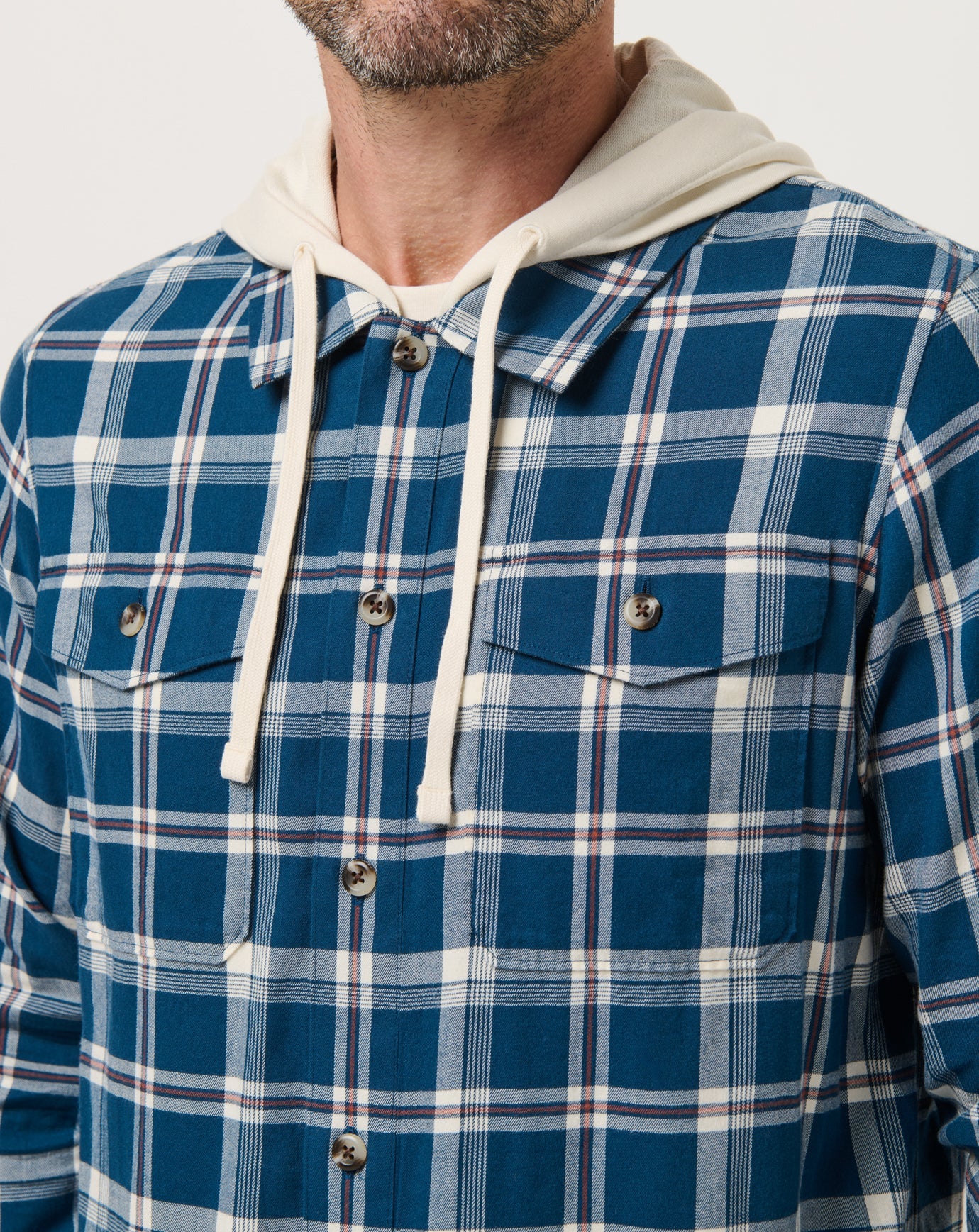 Travis Mathew Outlet | Cloud Flannel Hooded Button-Up