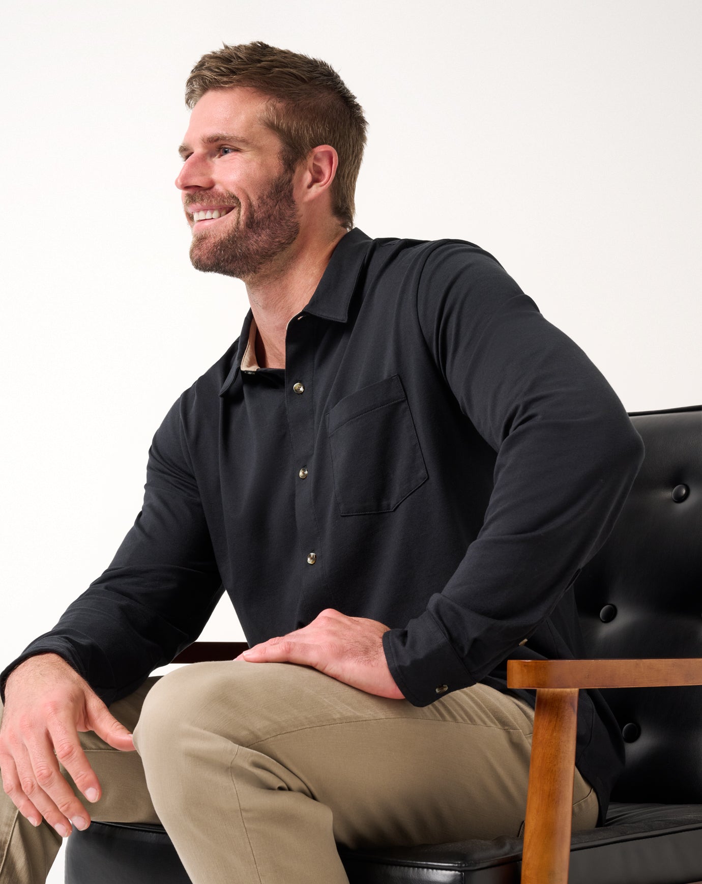Travis Mathew Online | Comfortknit TM Social Club Button-Up