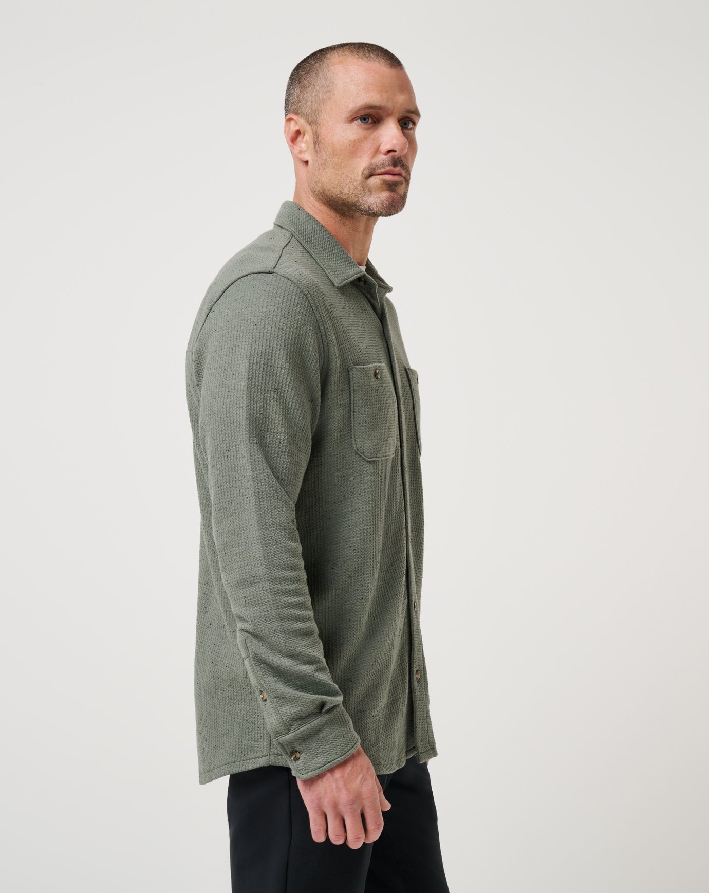 Travis Mathew Sale | Cloud Waffle Shirt Jacket