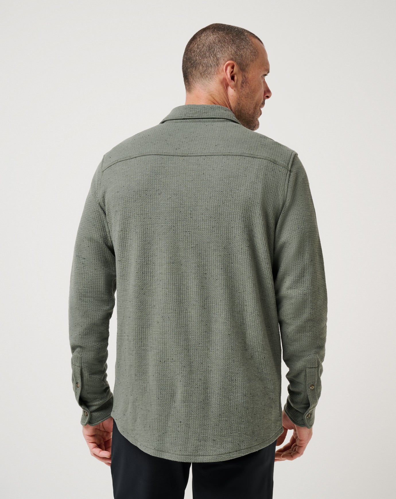 Travis Mathew Sale | Cloud Waffle Shirt Jacket