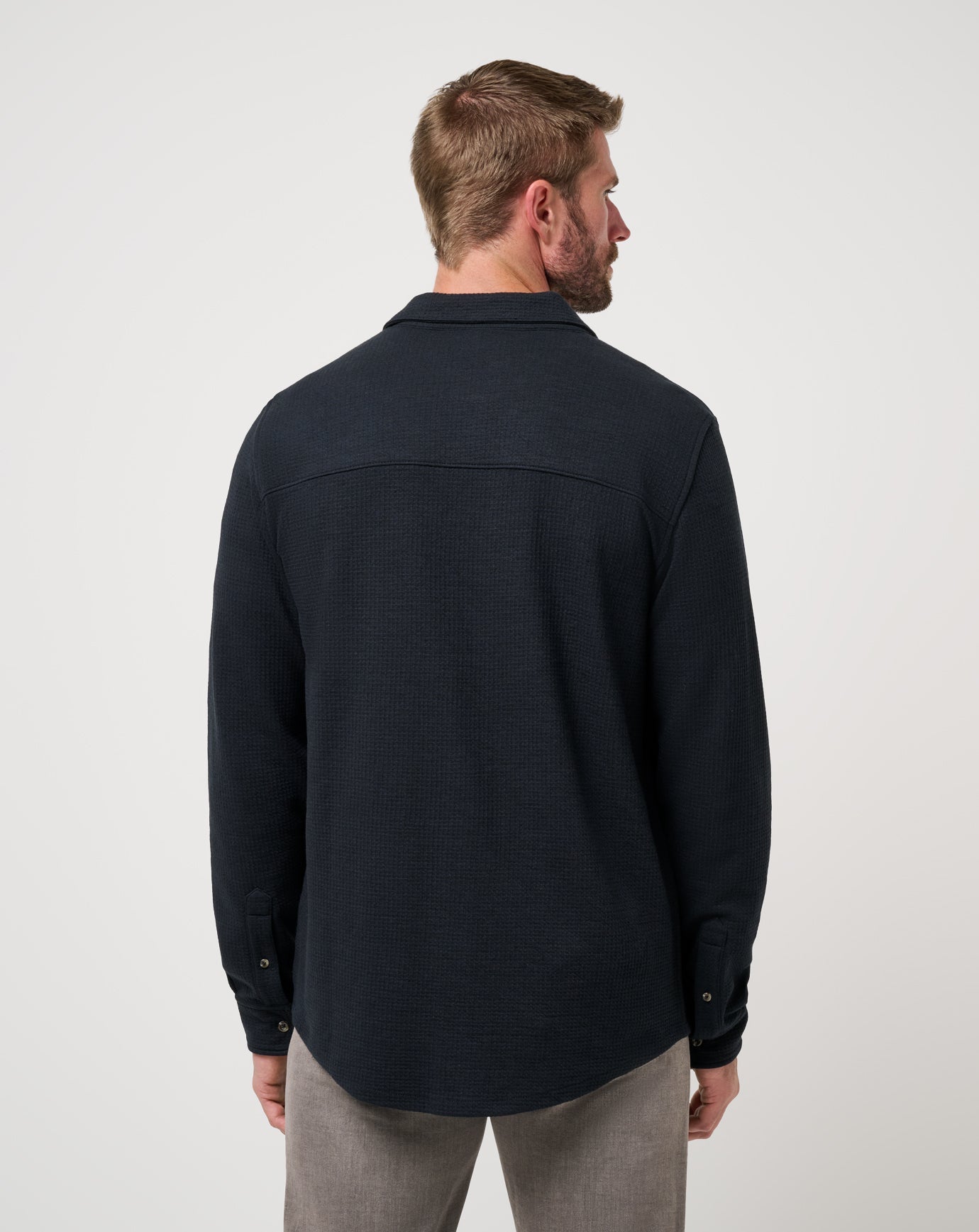 Travis Mathew Discount | Cloud Waffle Shirt Jacket