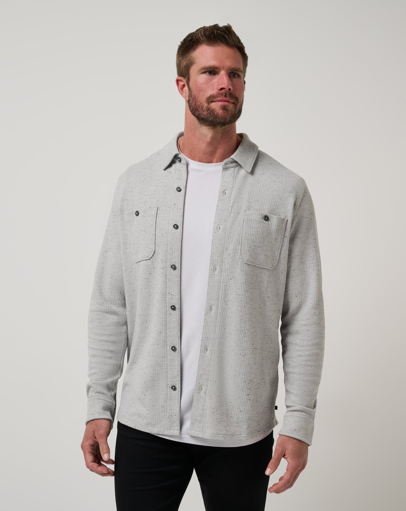 Travis Mathew Outlet | Cloud Waffle Shirt Jacket