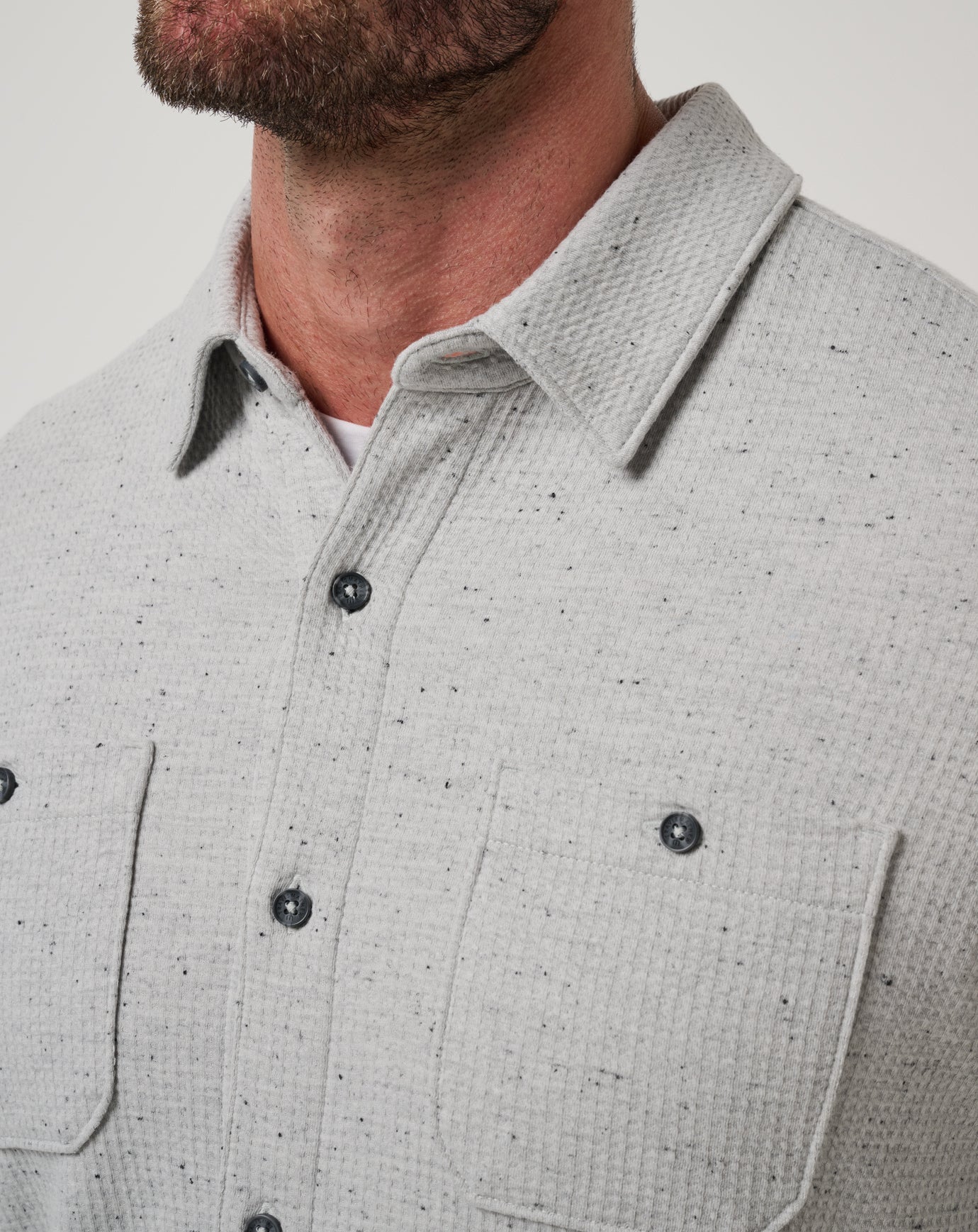 Travis Mathew Outlet | Cloud Waffle Shirt Jacket