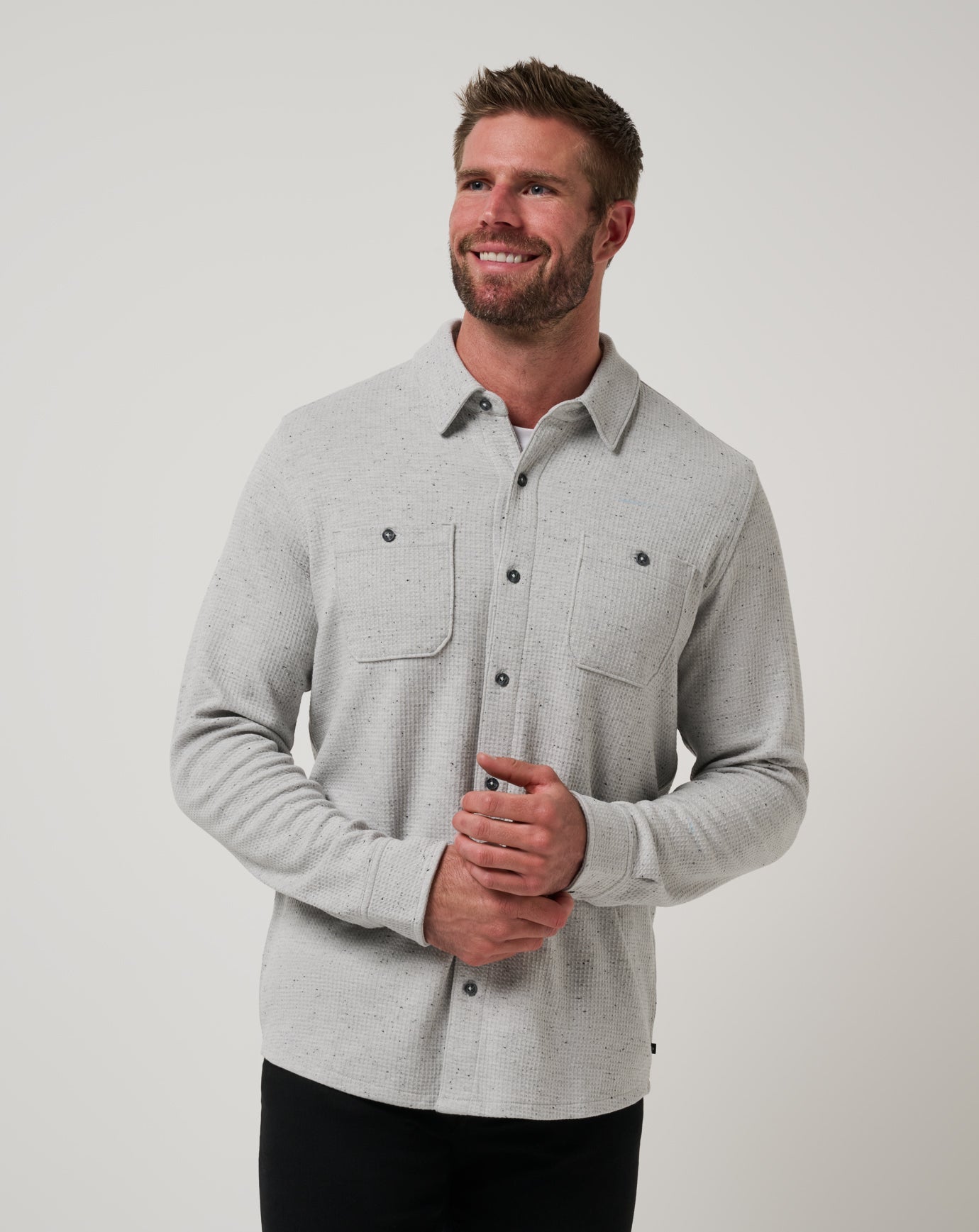 Travis Mathew Outlet | Cloud Waffle Shirt Jacket