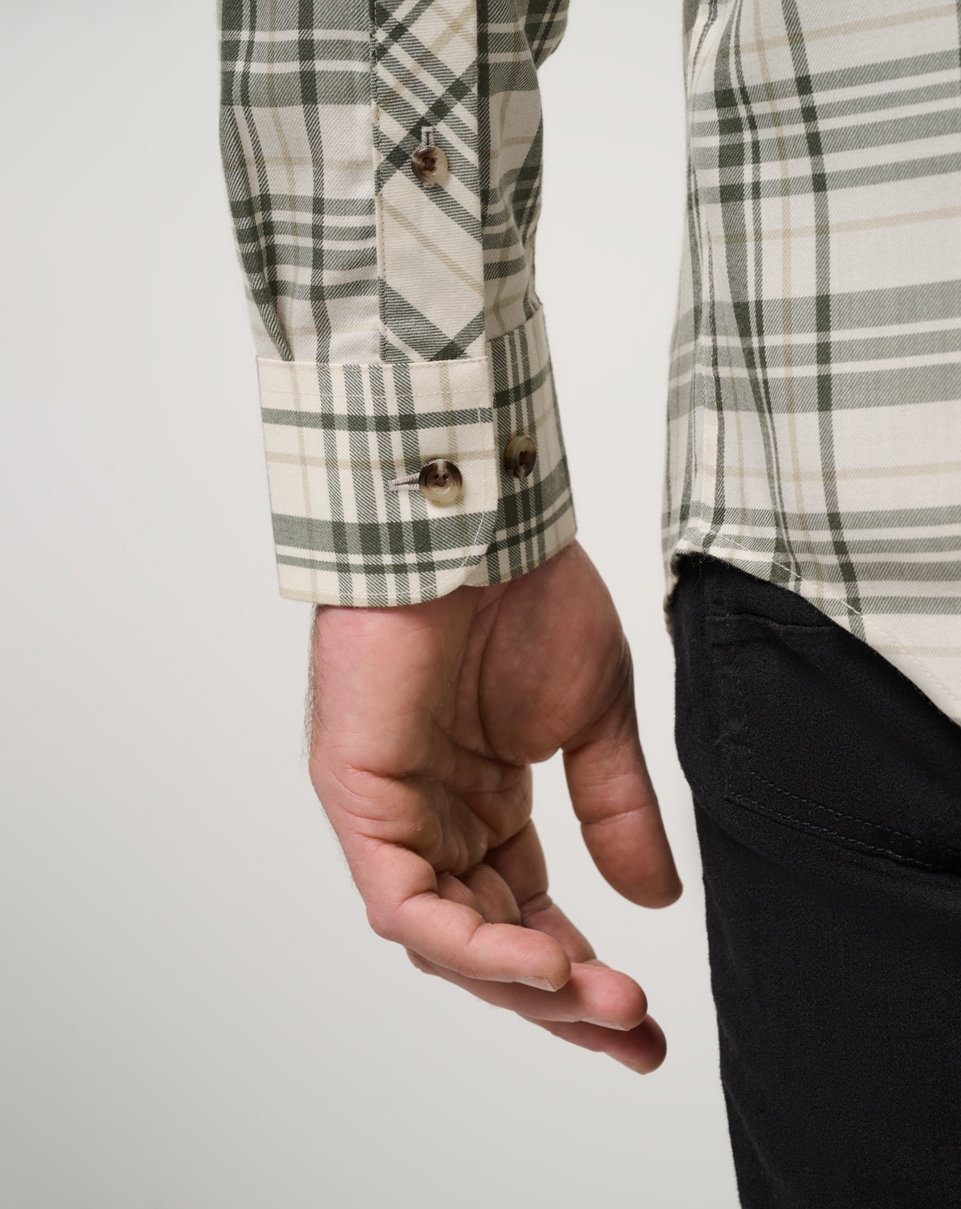 Travis Mathew Hot sale | Cloud Flannel Plaid Button-Up