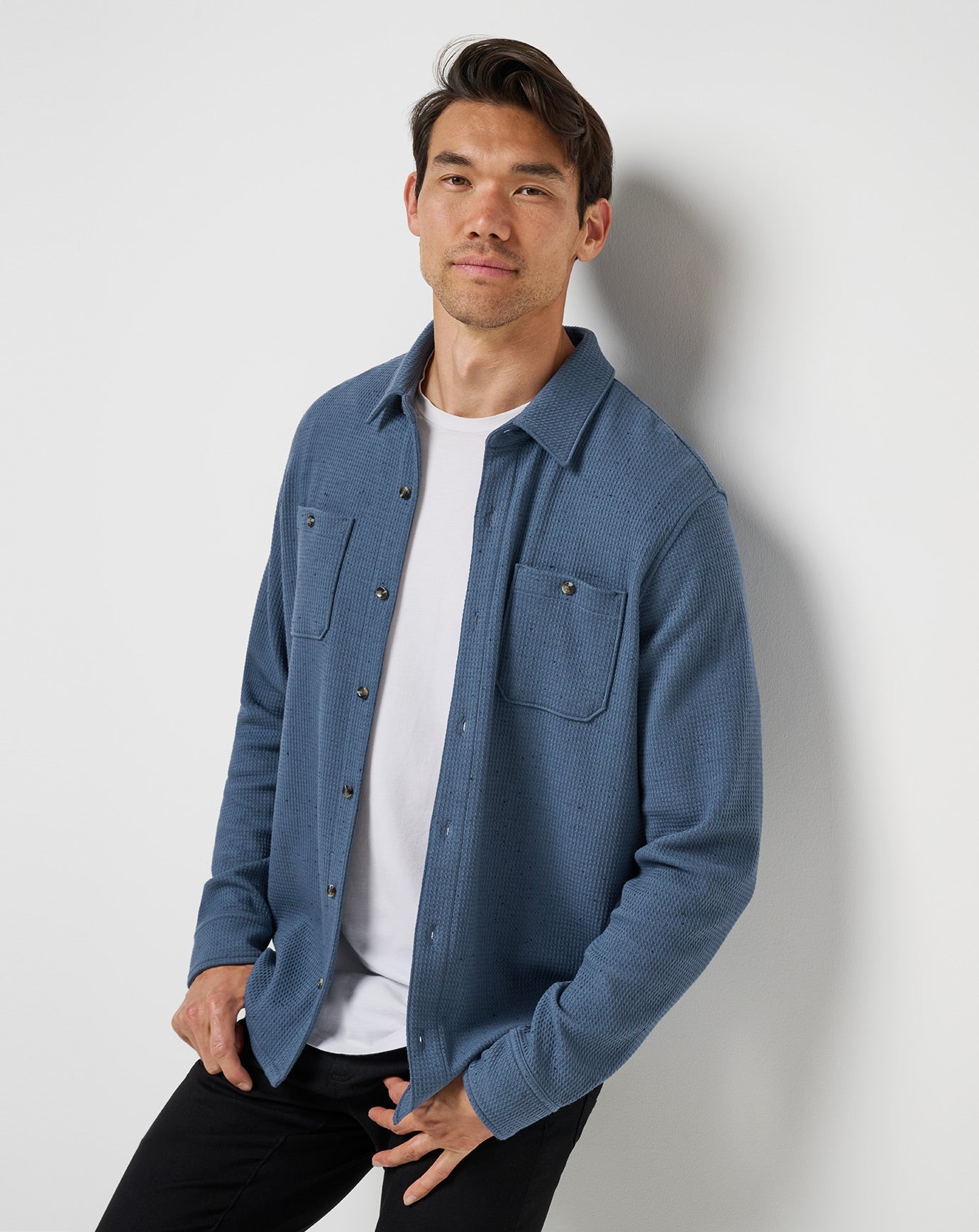 Travis Mathew On Sale | Cloud Waffle Shirt Jacket