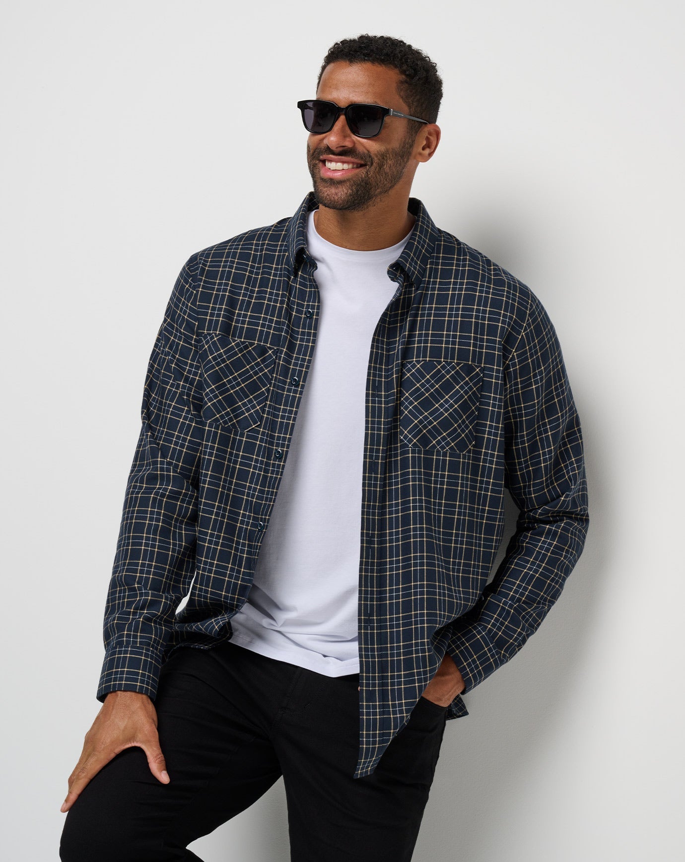 Travis Mathew For sale | Cloud Flannel Plaid Button-Up