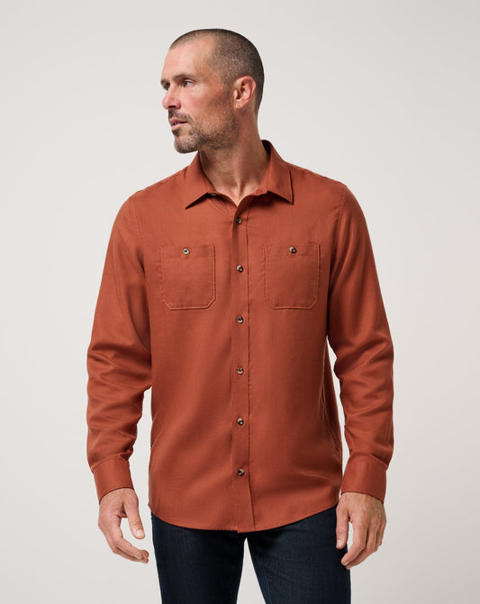Travis Mathew | Cloud Flannel Button-Up