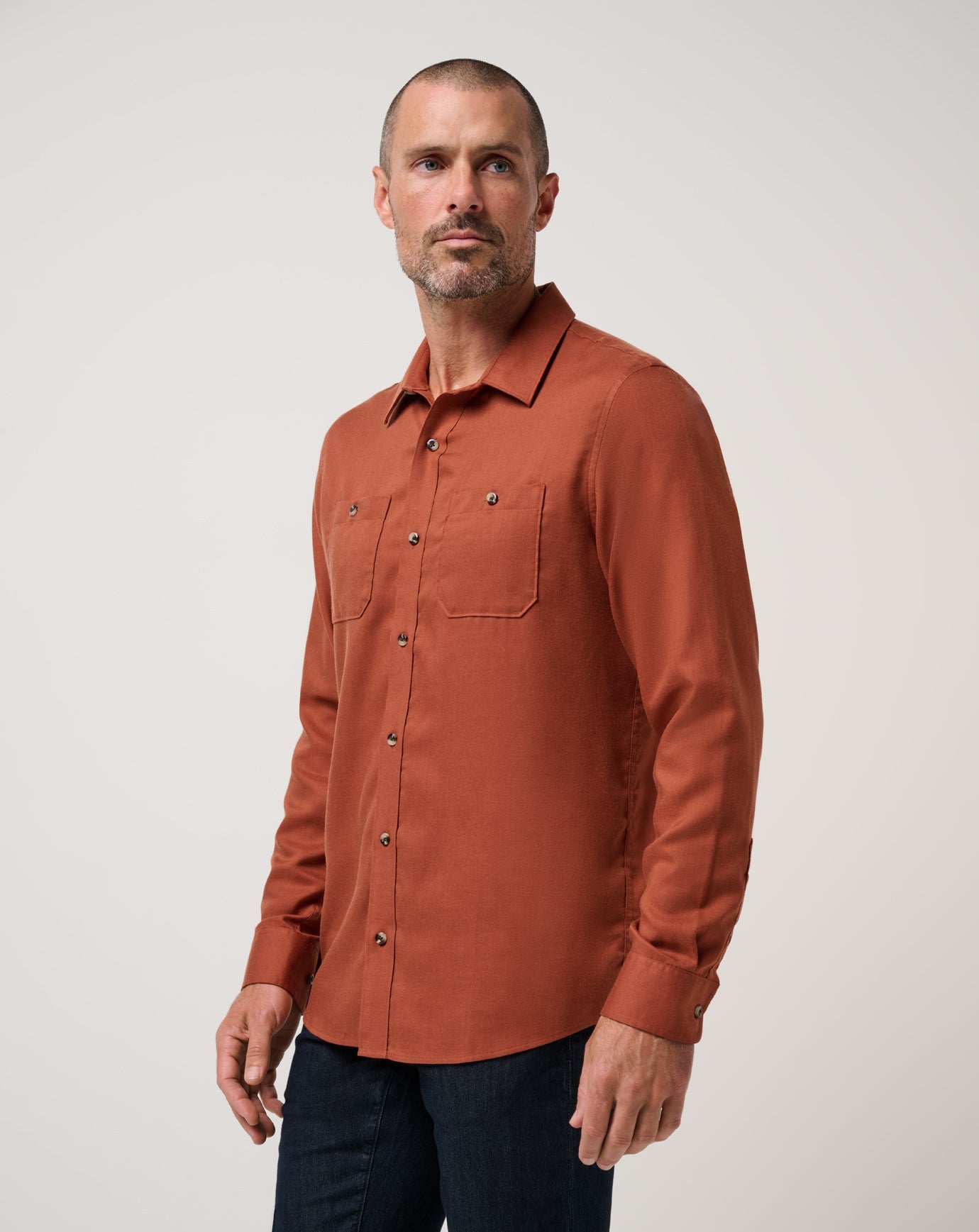 Travis Mathew | Cloud Flannel Button-Up