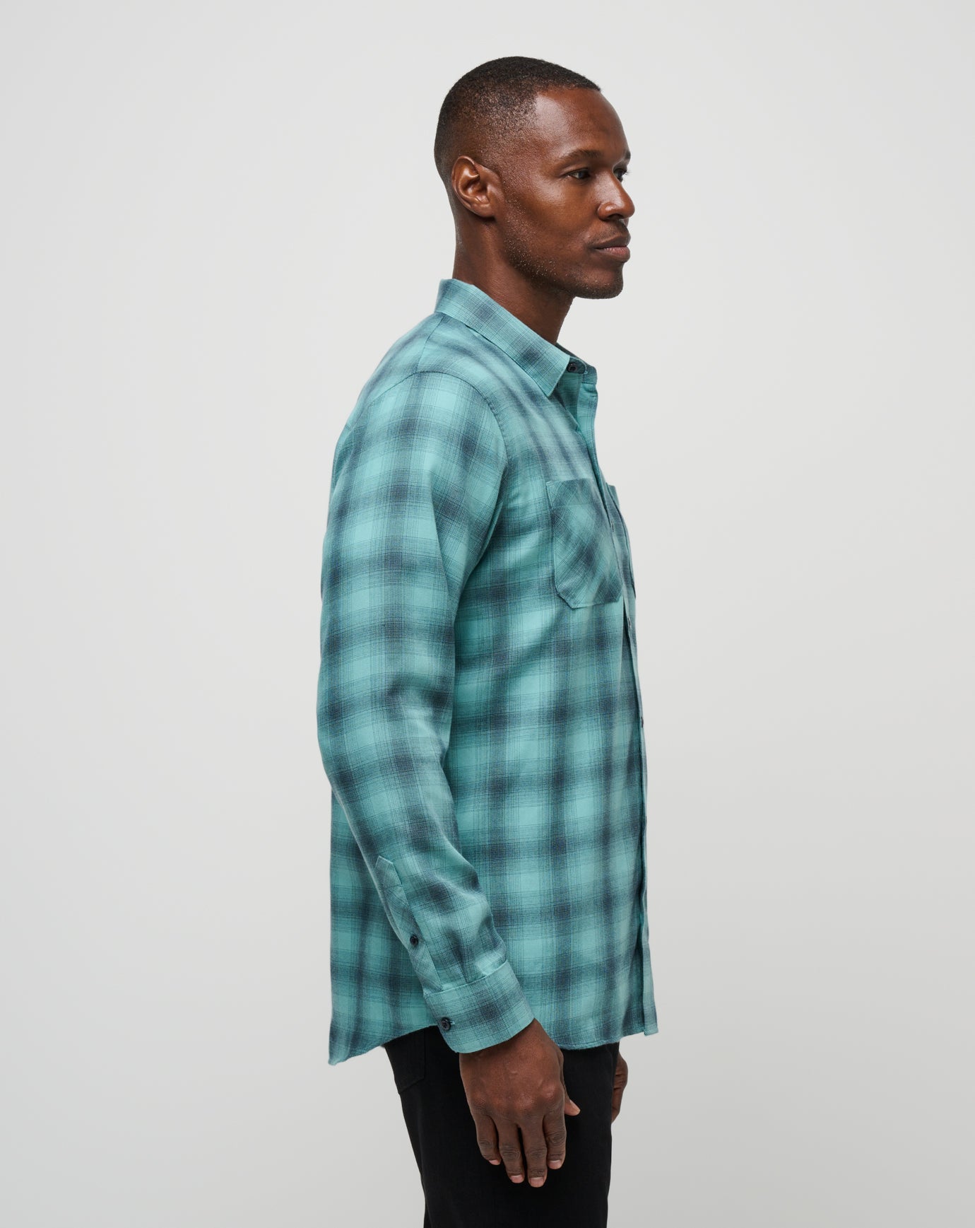 Travis Mathew Outlet | Cloud Flannel Plaid Button-Up