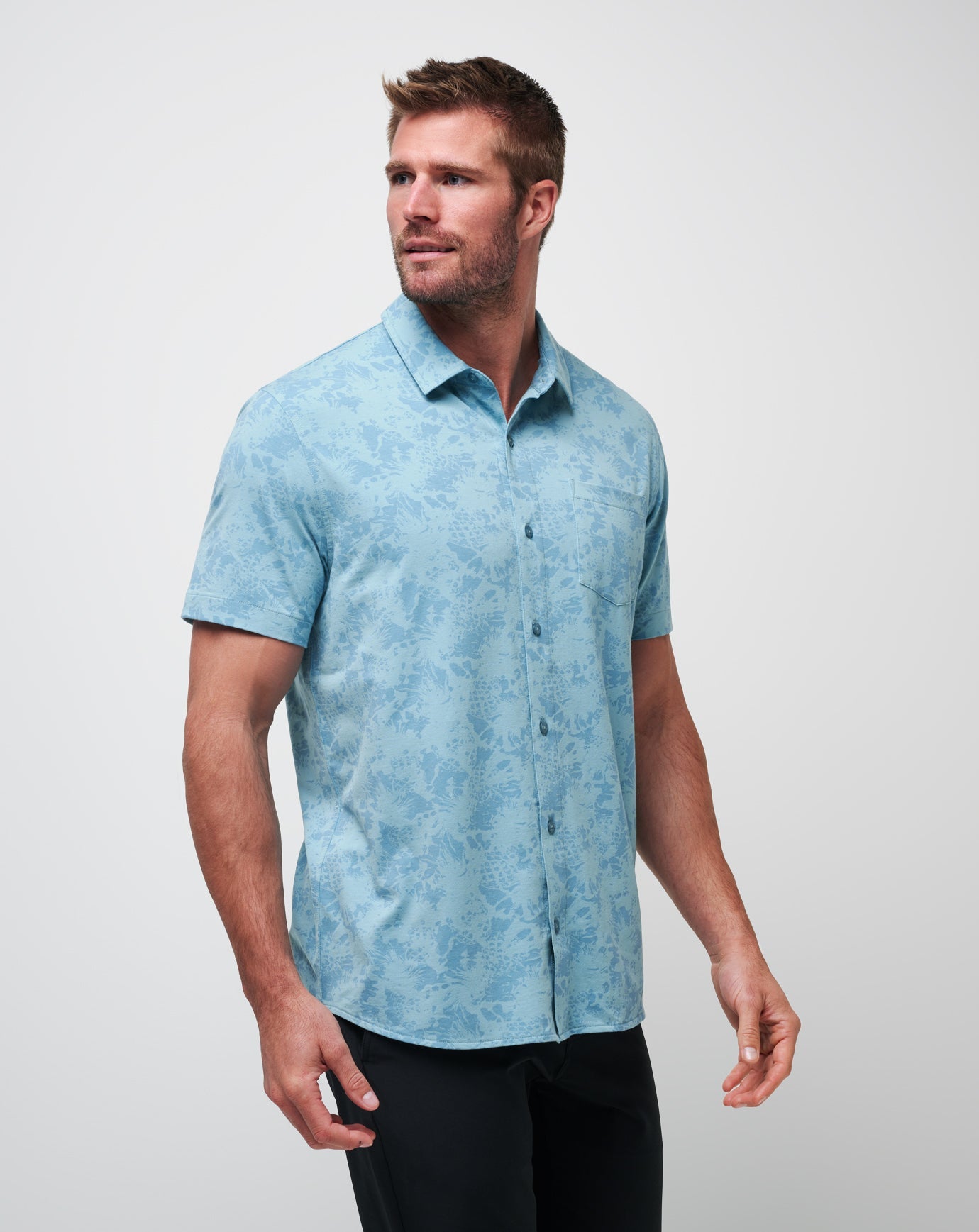 Travis Mathew New | Knit Braddah Button-Up