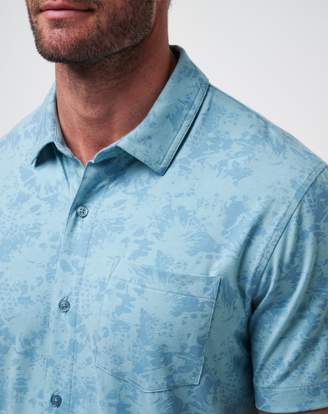Travis Mathew New | Knit Braddah Button-Up