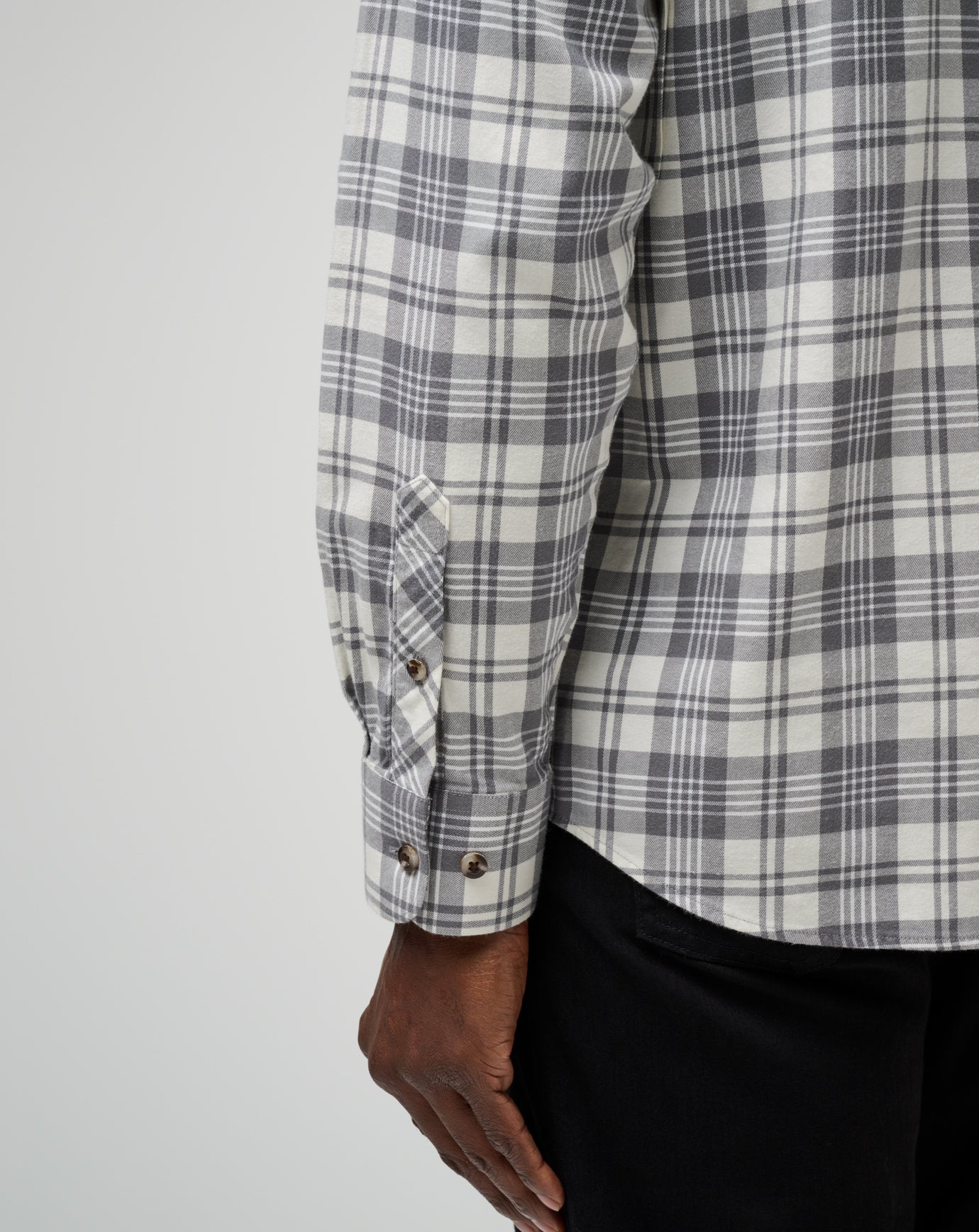 Travis Mathew New | Cloud Flannel Plaid Button-Up