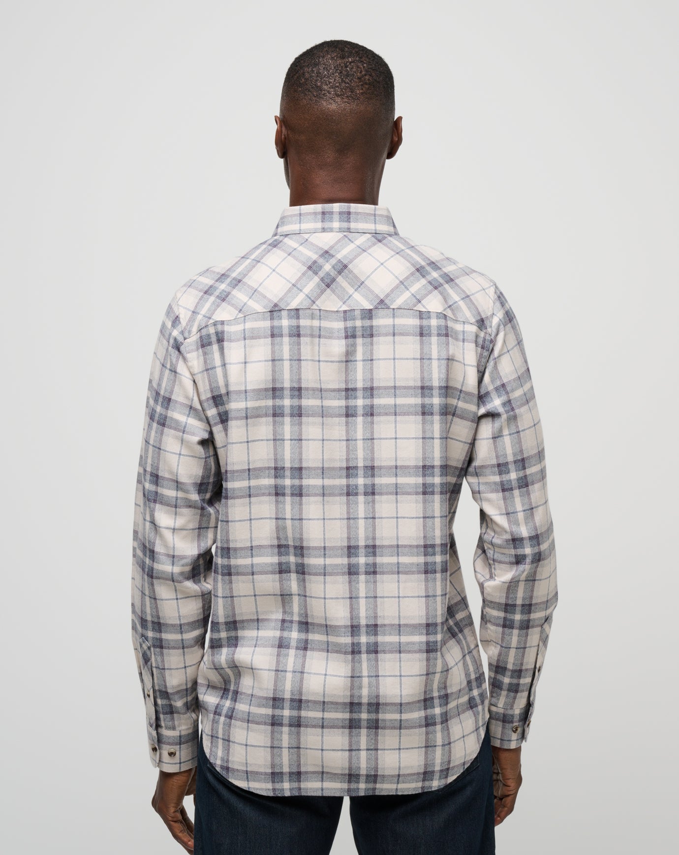 Travis Mathew Hot sale | Cloud Flannel Plaid Button-Up