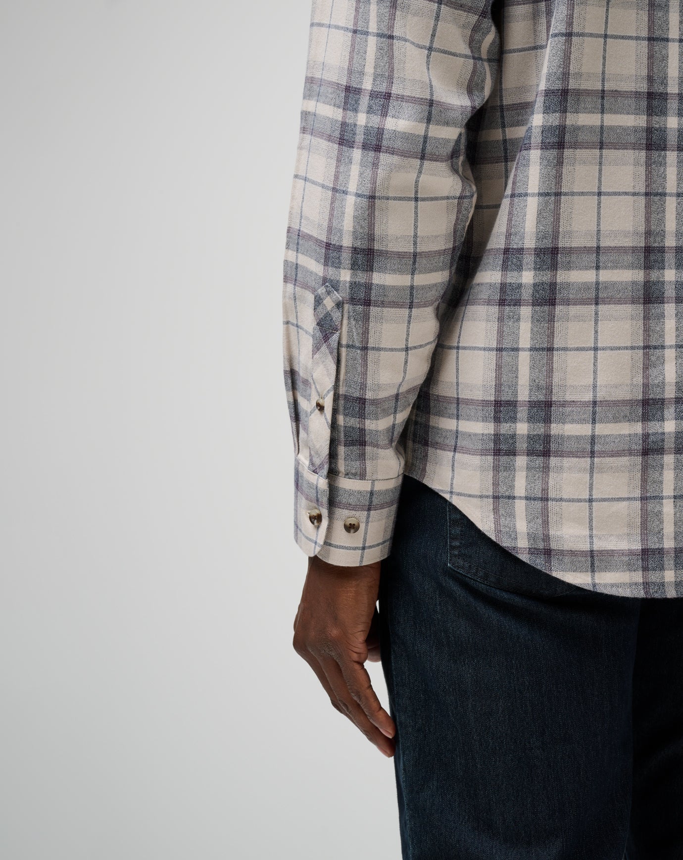 Travis Mathew Hot sale | Cloud Flannel Plaid Button-Up