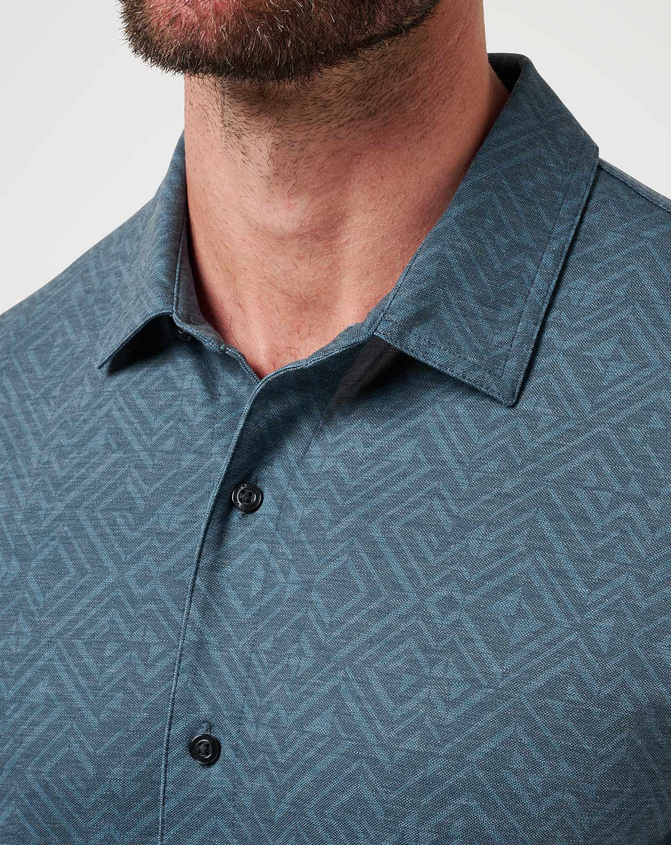 Travis Mathew For sale | Knit Featherweight Night Button-Up