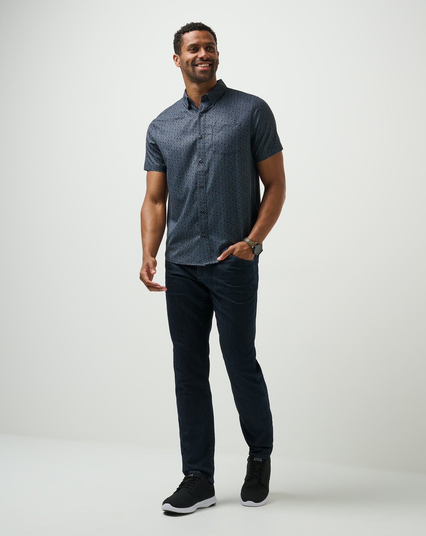 Travis Mathew Outlet | Techwoven Country Mile Button-Up