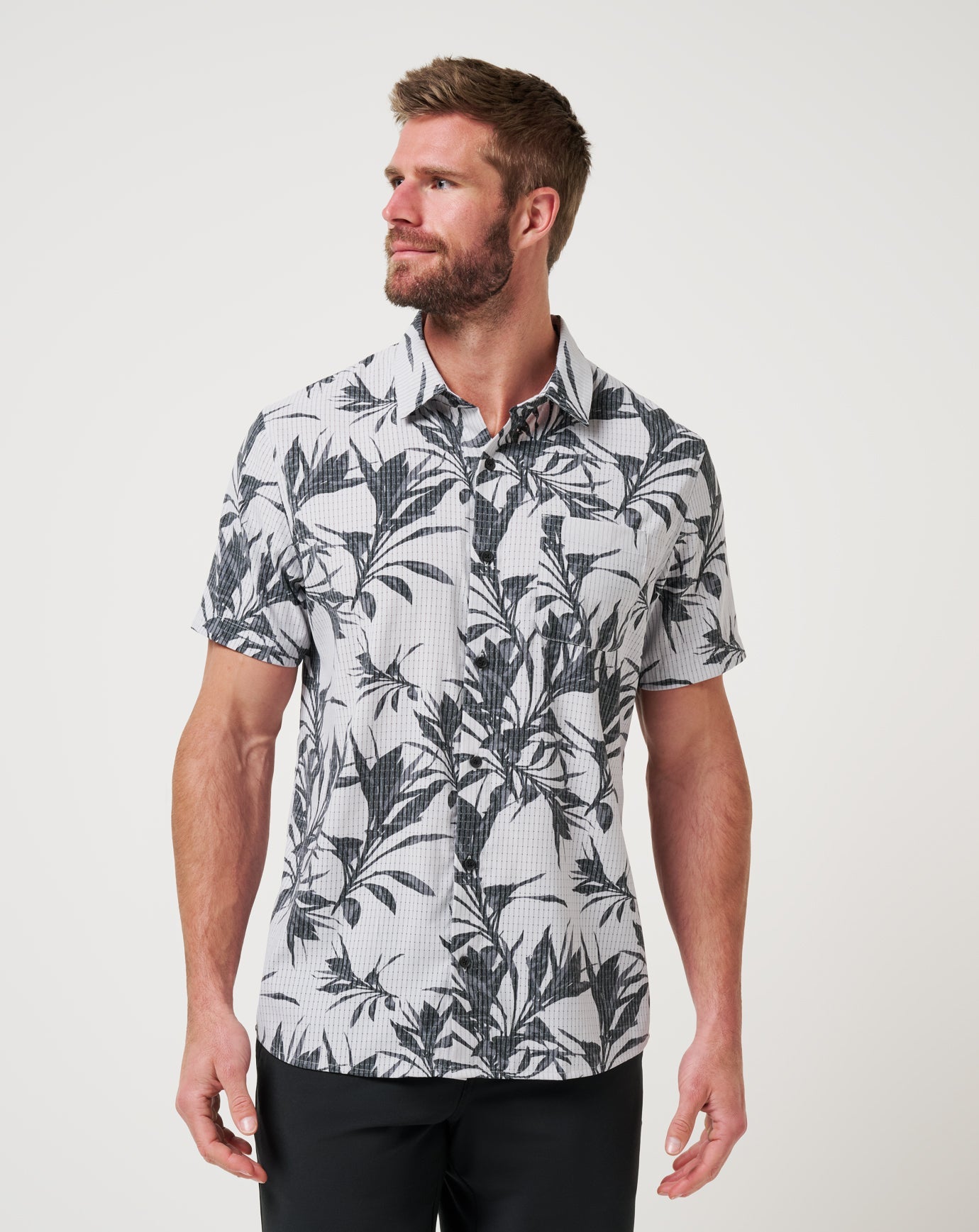 Travis Mathew US | Light Map Button-Up