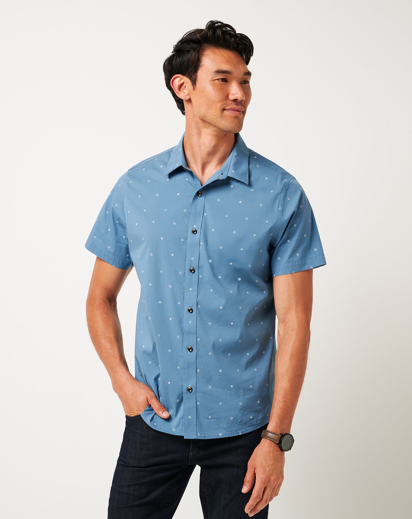 Travis Mathew Hot sale | Per Aspera Button-Up