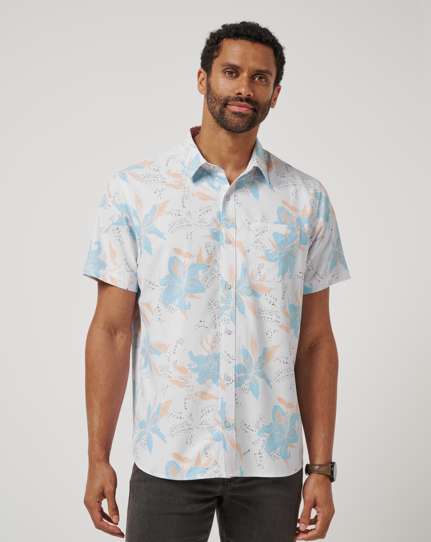 Travis Mathew | Techwoven Board Battle Button-Up