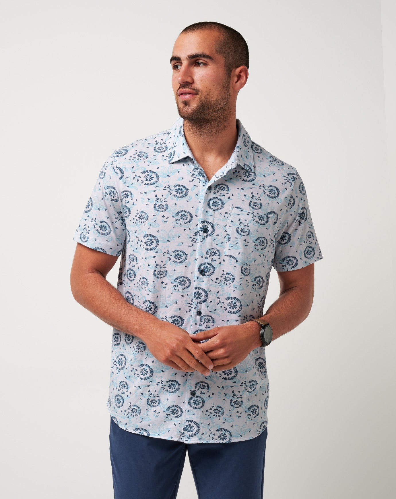Travis Mathew Online | Knit Flourish Button-Up