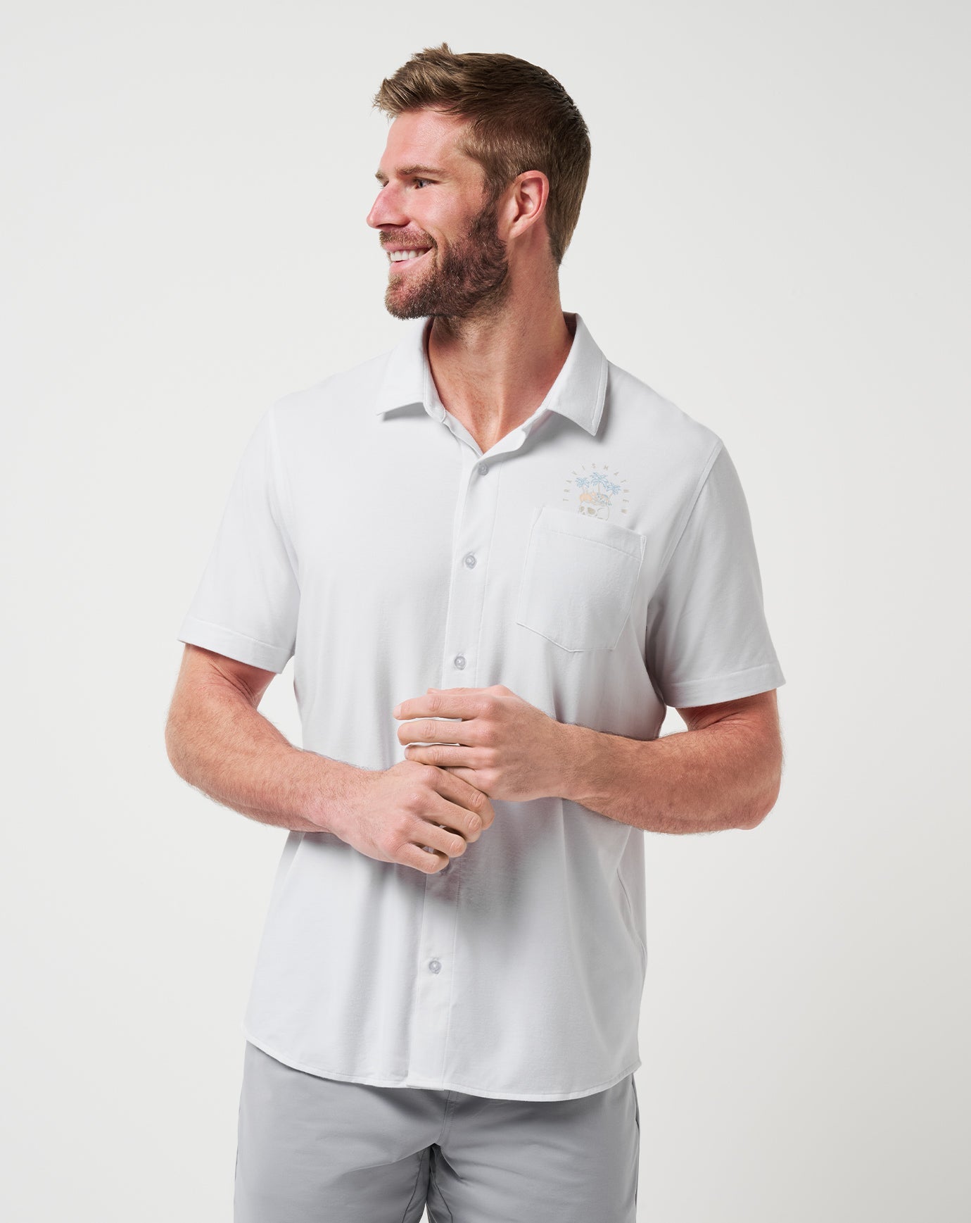 Travis Mathew New | Poolside Pitcher Button-Up