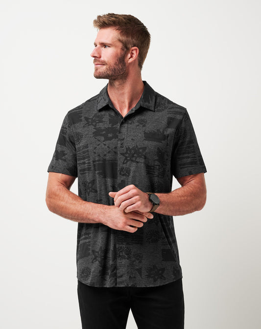 Travis Mathew Hot sale | Knit Gravitation Button-Up