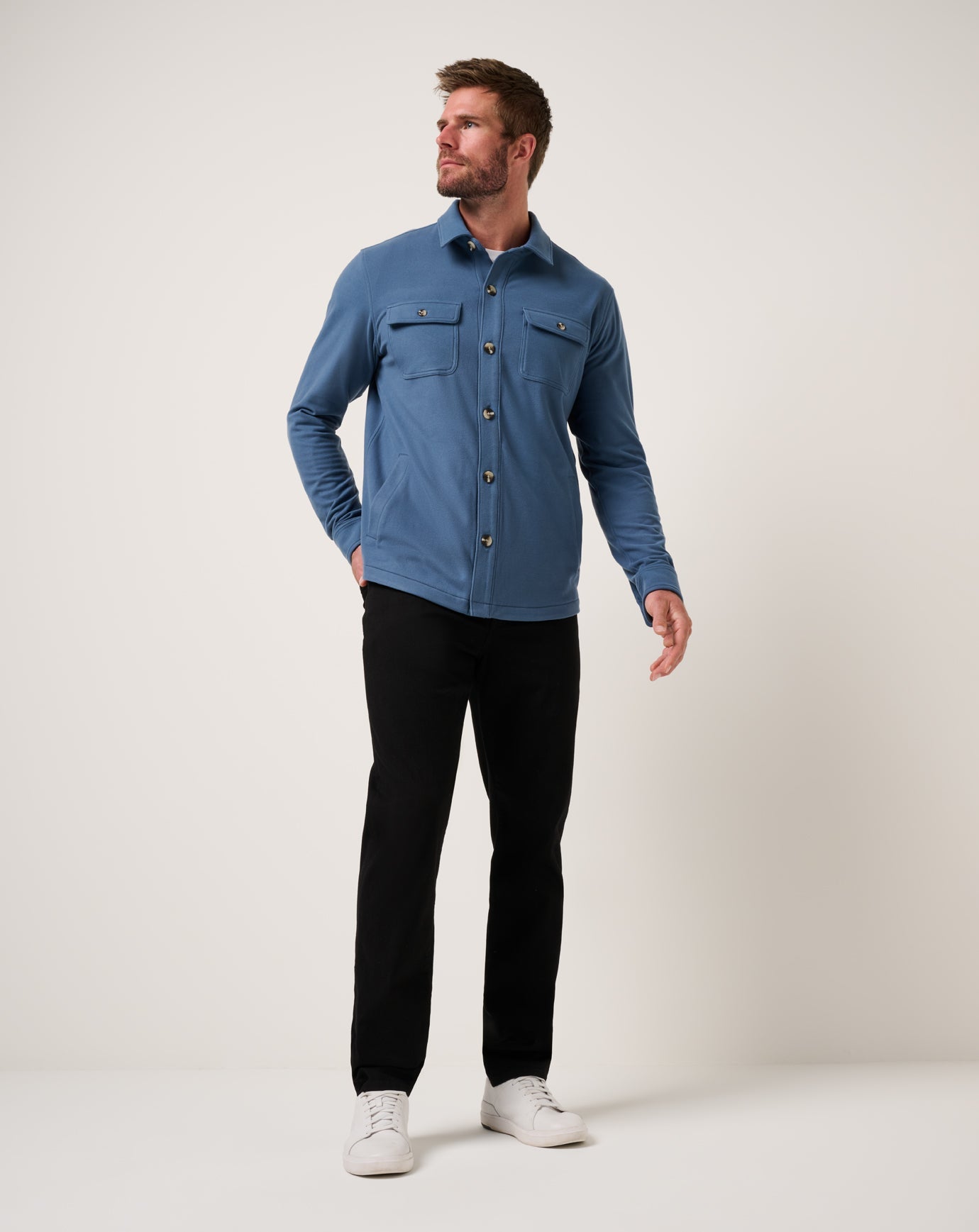 Travis Mathew Sale | Peak Fleece Shirt Jacket