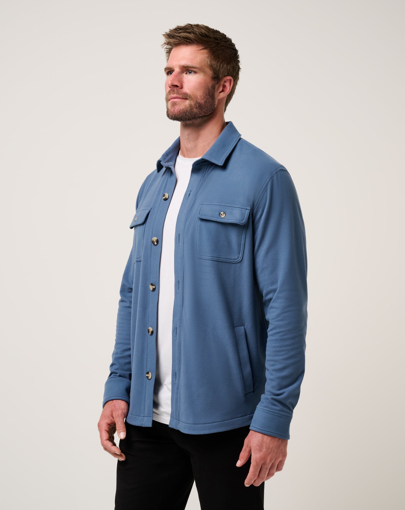 Travis Mathew Sale | Peak Fleece Shirt Jacket