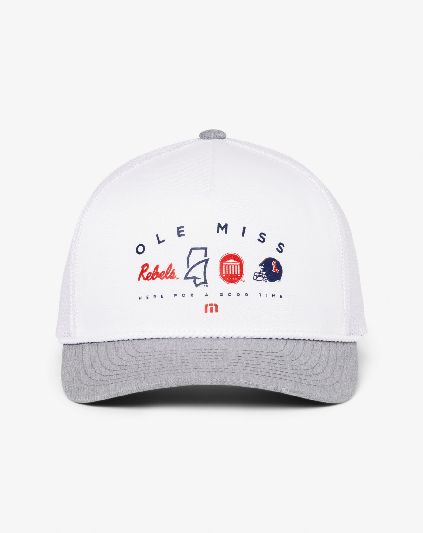 Travis Mathew For sale | Mississippi Defensive Line Snapback Hat