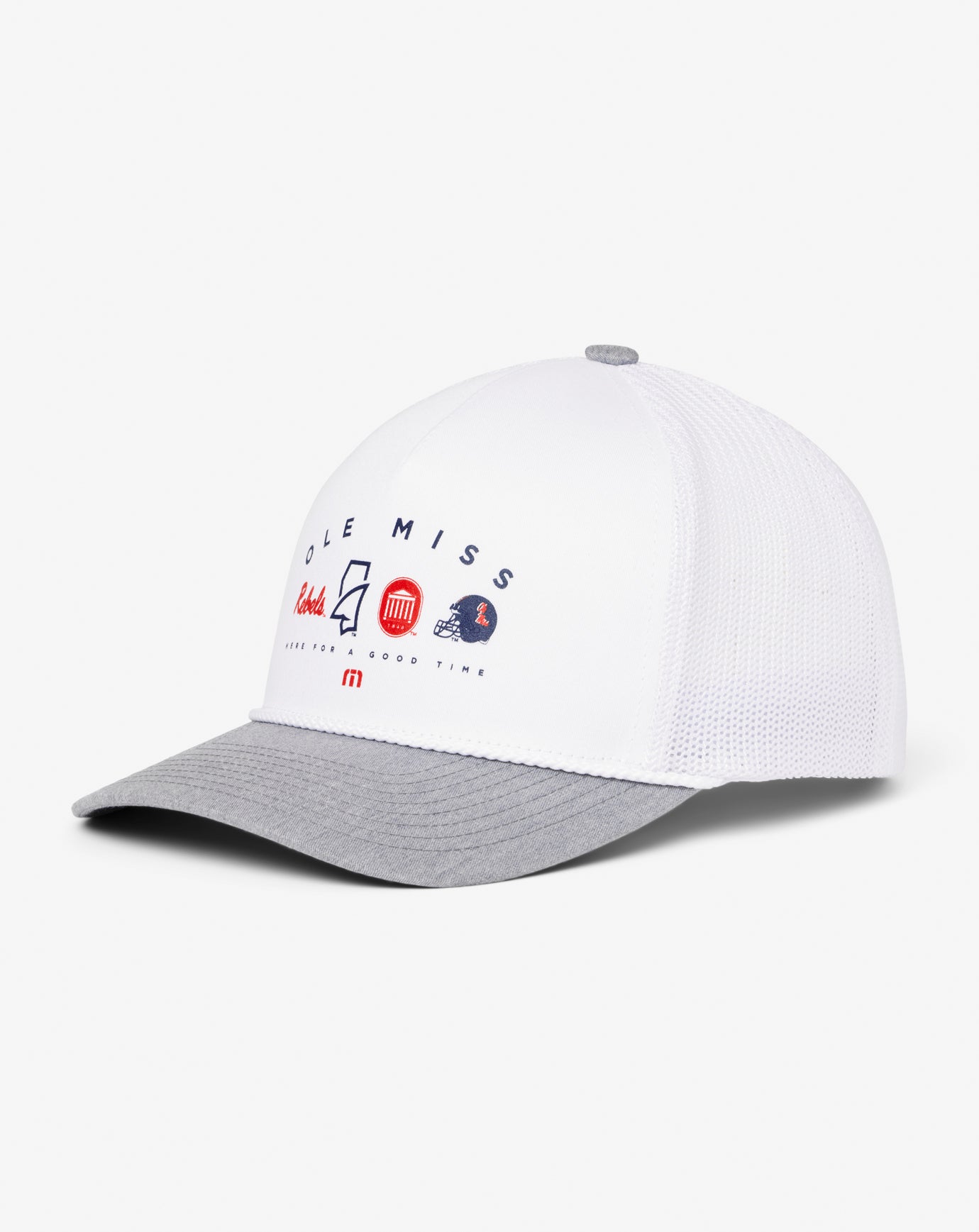 Travis Mathew For sale | Mississippi Defensive Line Snapback Hat