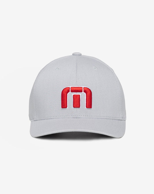 Travis Mathew US | Red White Iconic Snapback Hat
