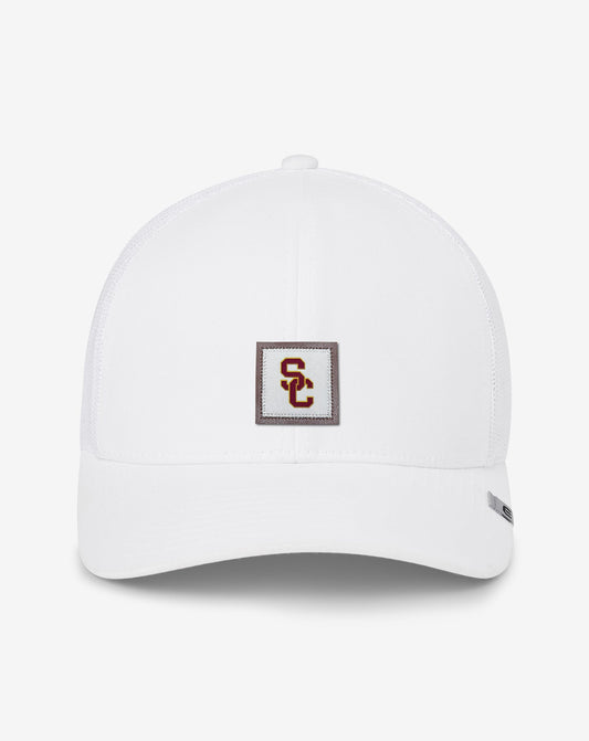 Travis Mathew Sale | USC Leather Patch Snapback Hat