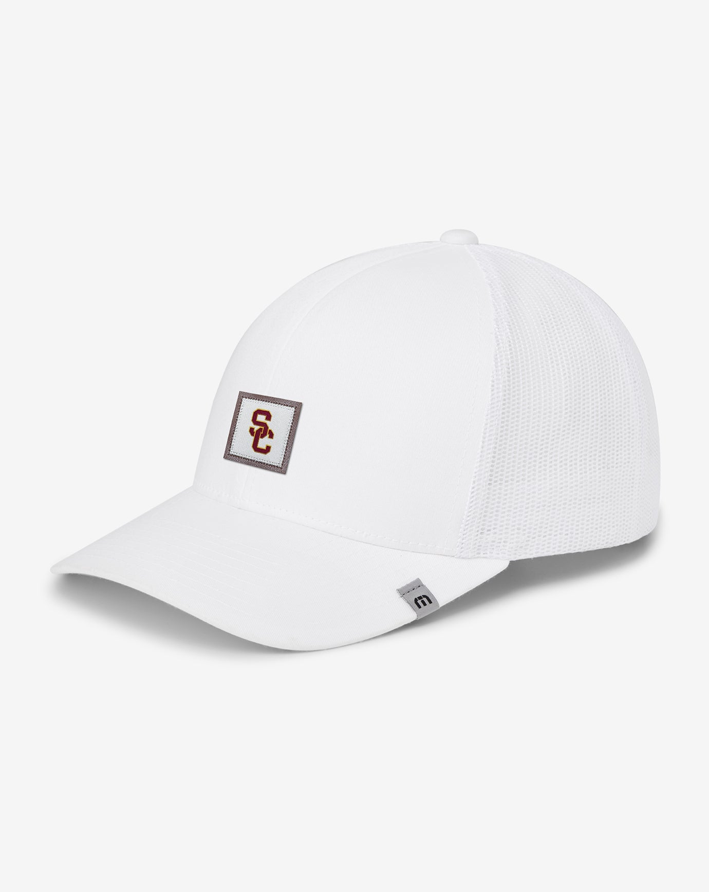 Travis Mathew Sale | USC Leather Patch Snapback Hat