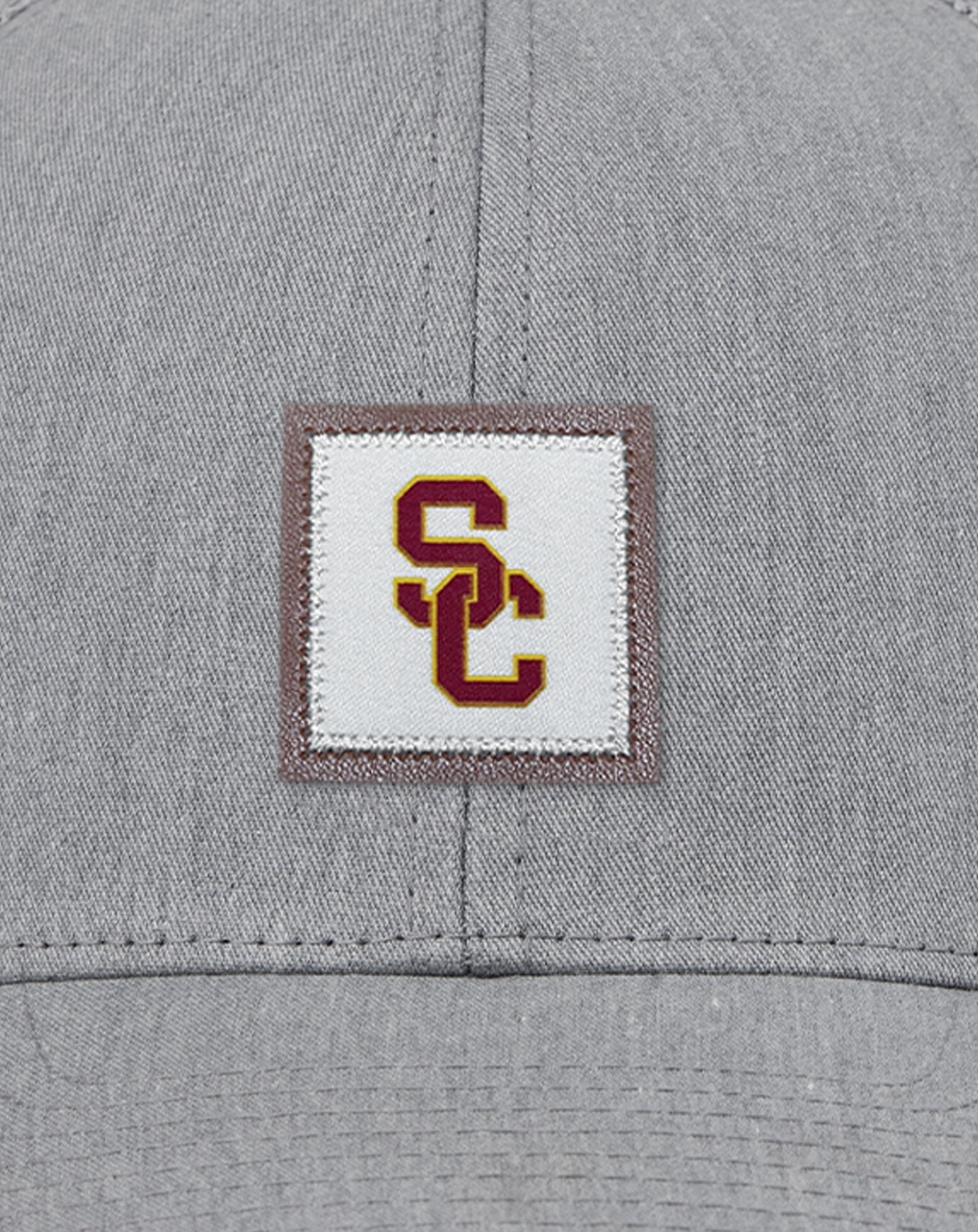 Travis Mathew Discount | USC Leather Patch Snapback Hat