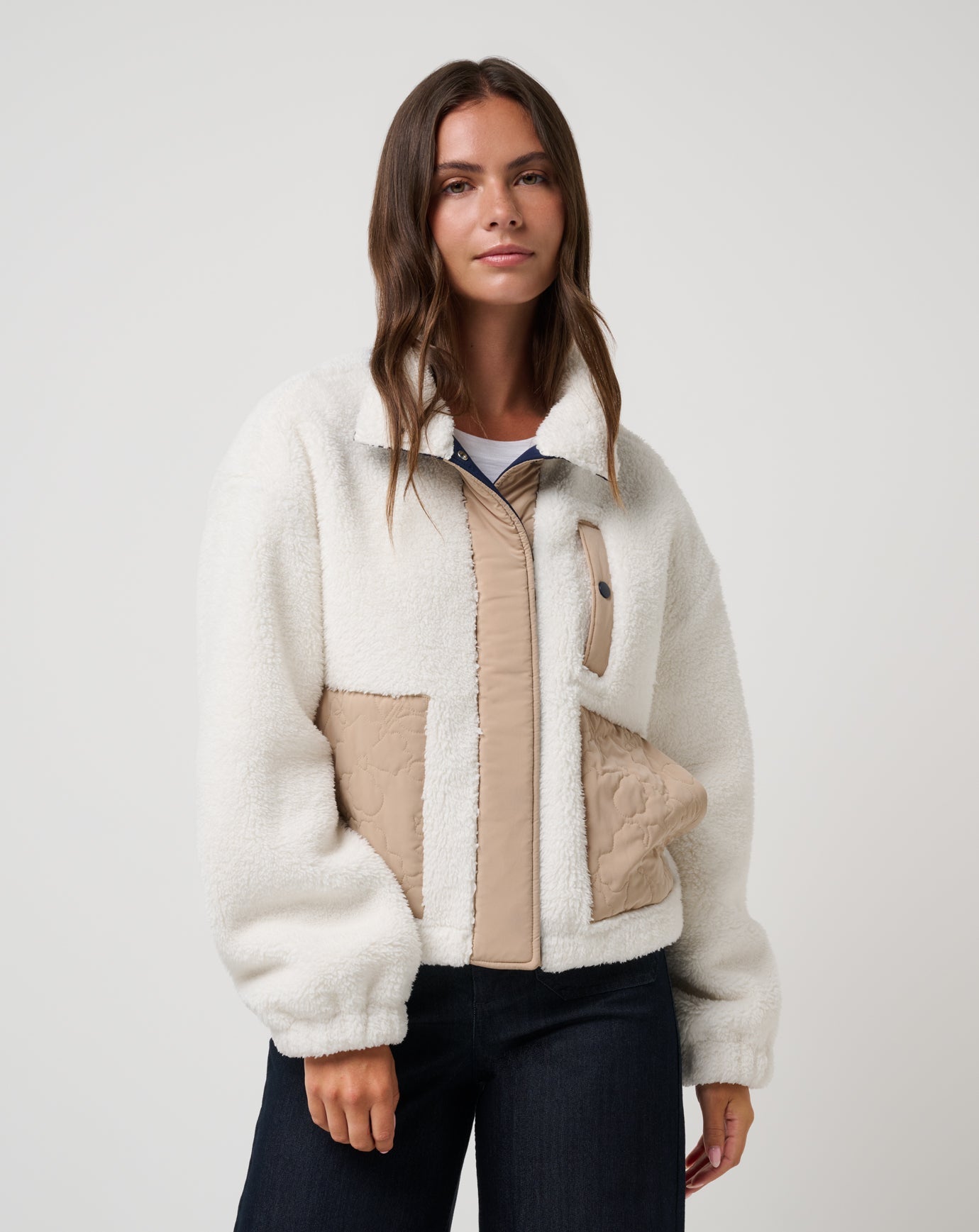 Travis Mathew Discount | Artful Sherpa Jacket