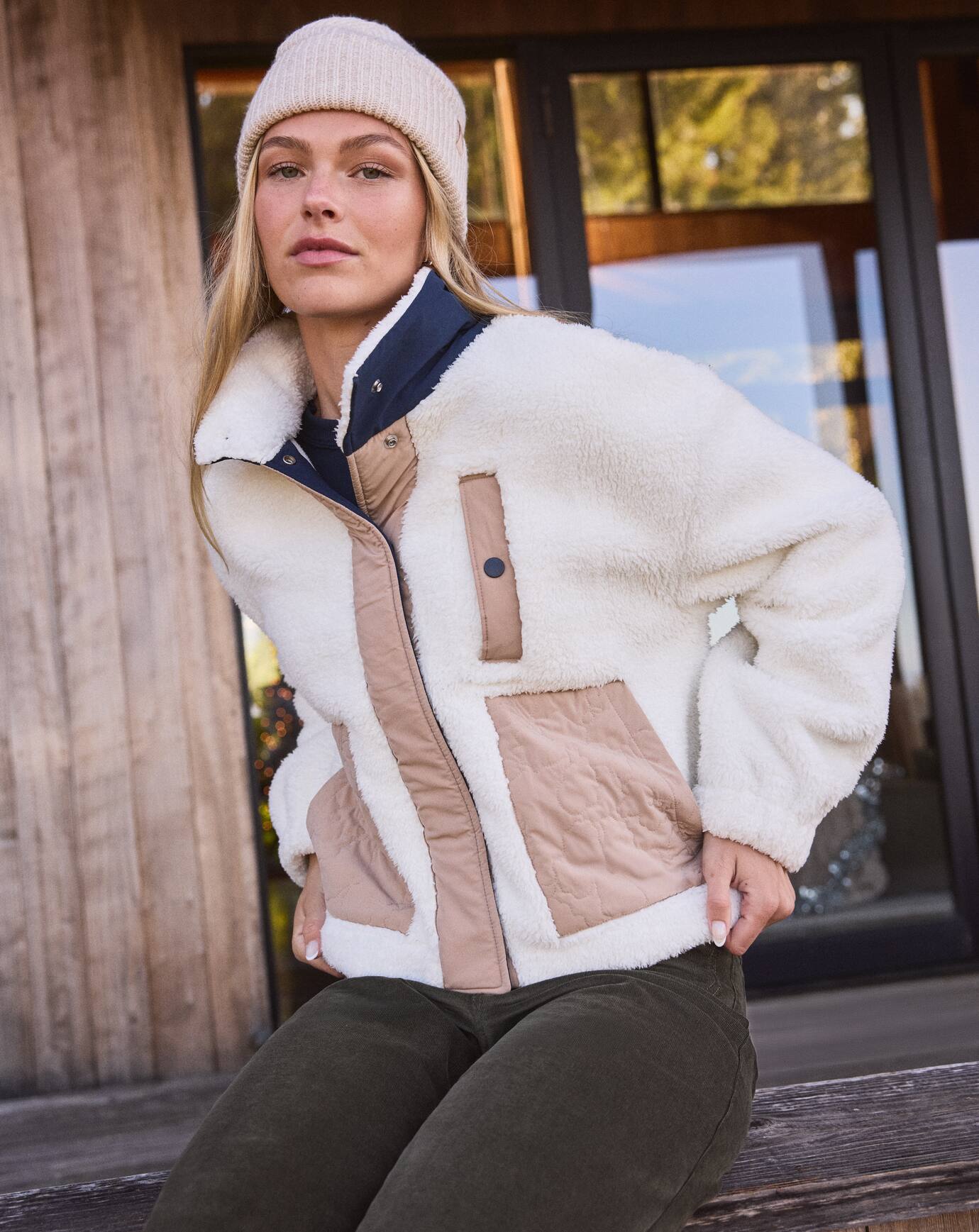 Travis Mathew Discount | Artful Sherpa Jacket